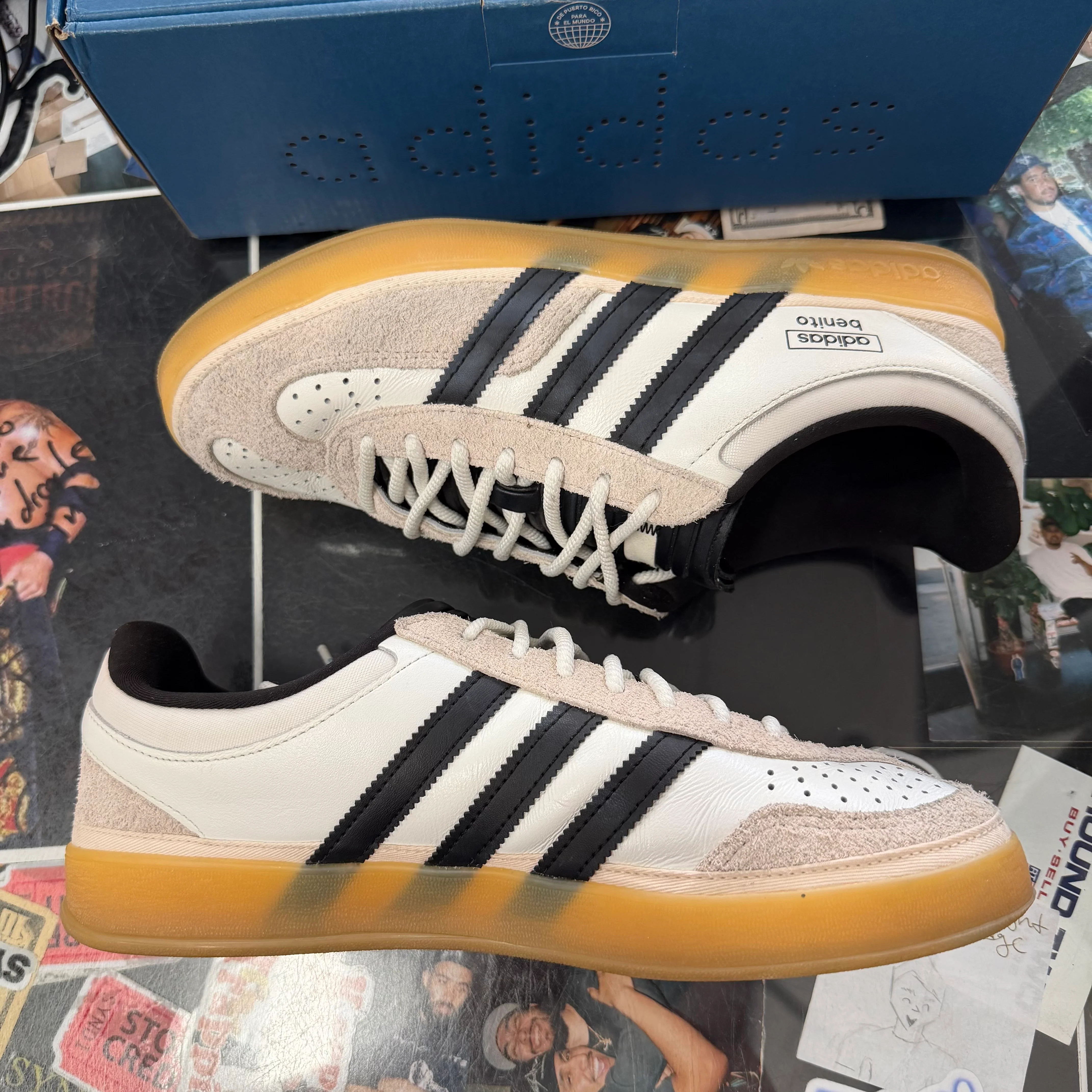 Adidas Gazelle Indoor Bad Bunny U9.5 - Image 4