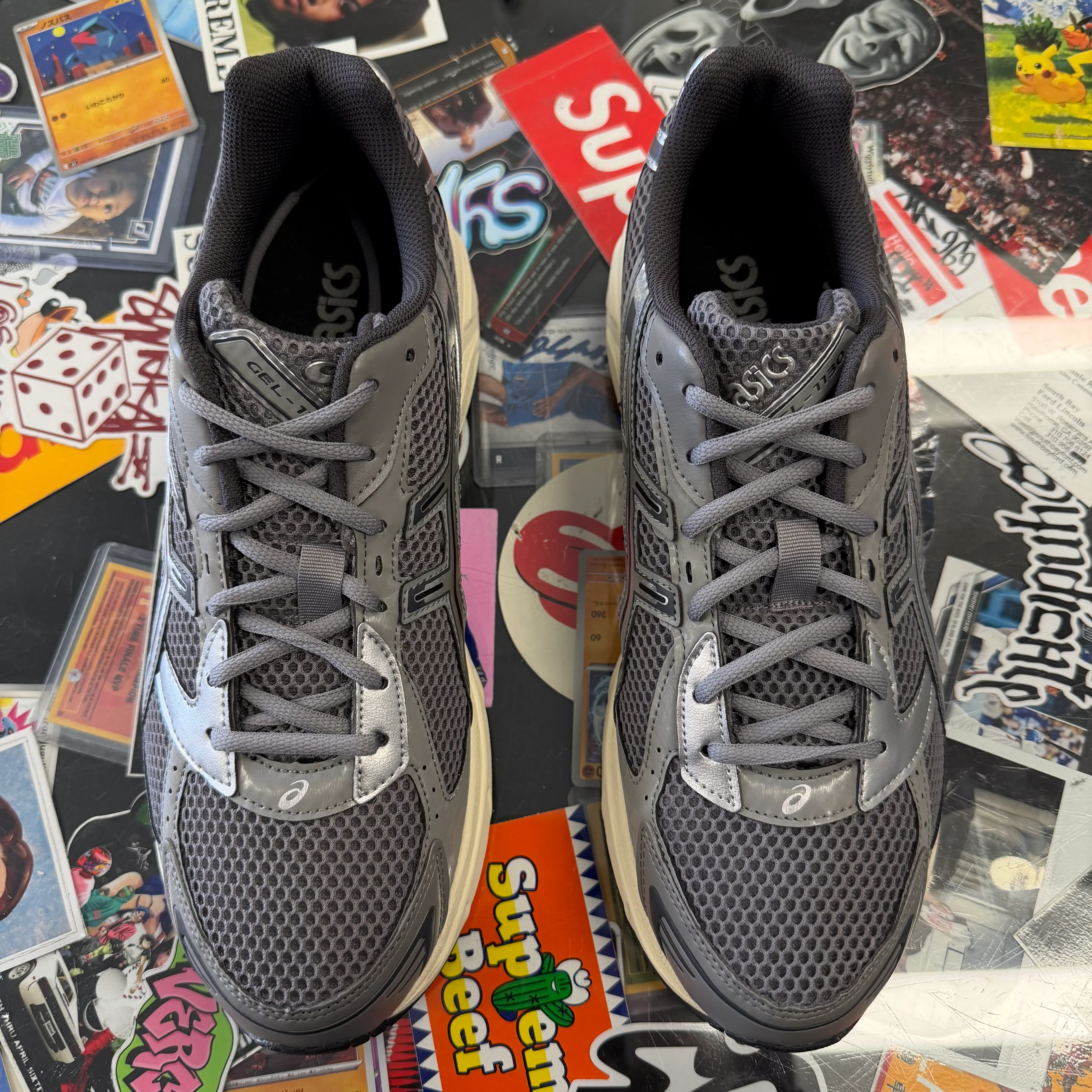 Asics Gel 1130 Clay Grey Pure Silver - Image 2
