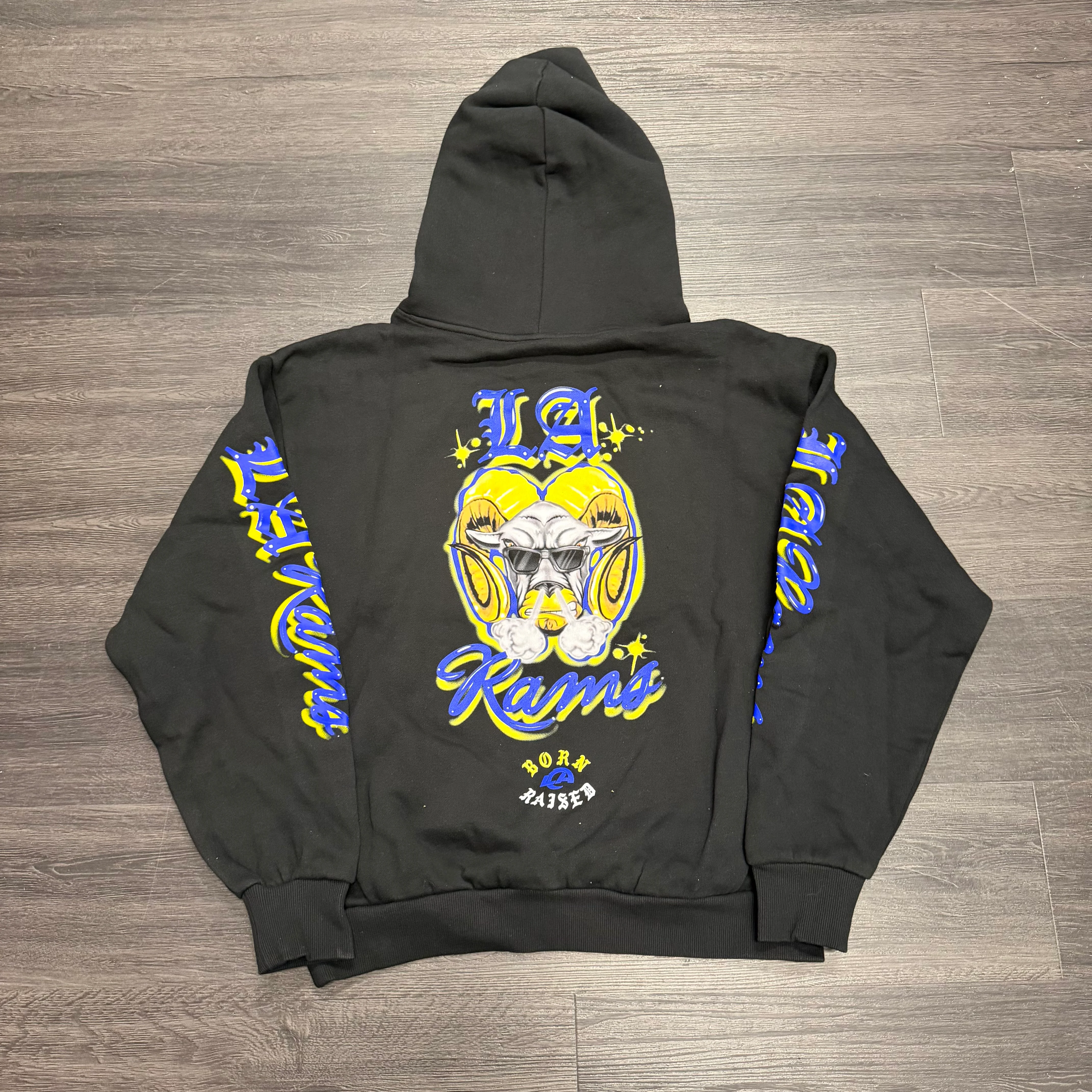 Born And Raised Rams Hoodie