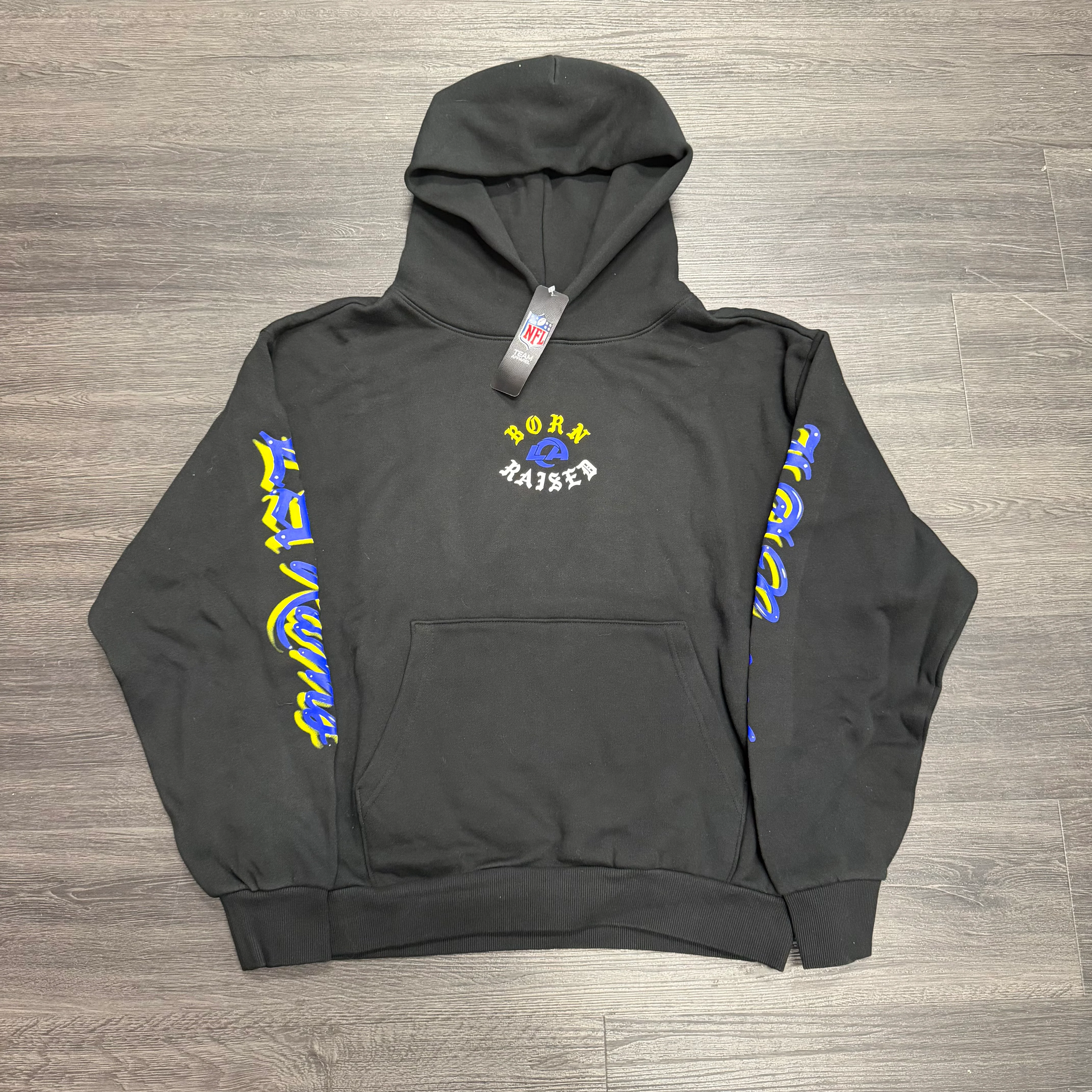 Born And Raised Rams Hoodie - Image 2