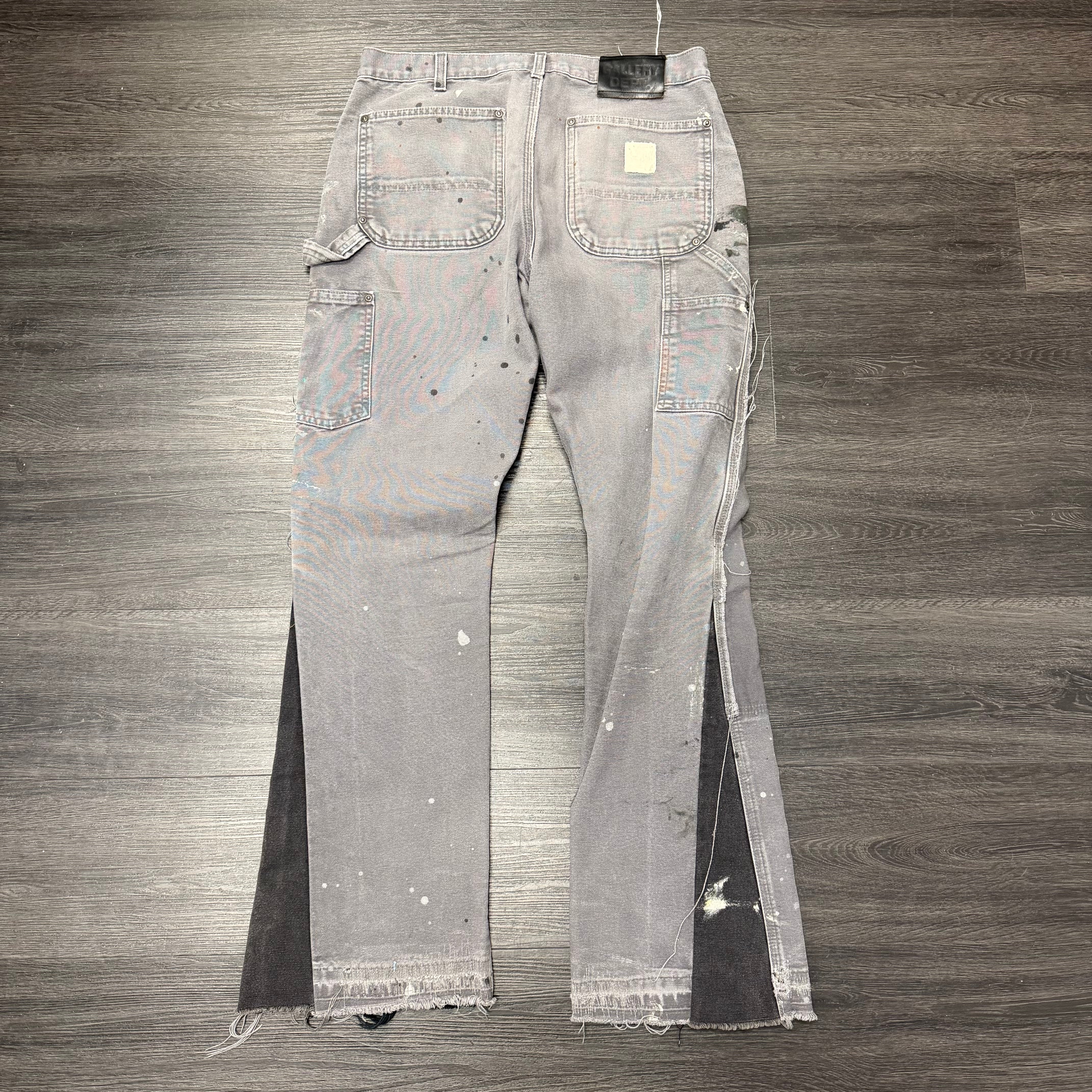 Gallery Dept Flare Denim Pants Grey - Image 2