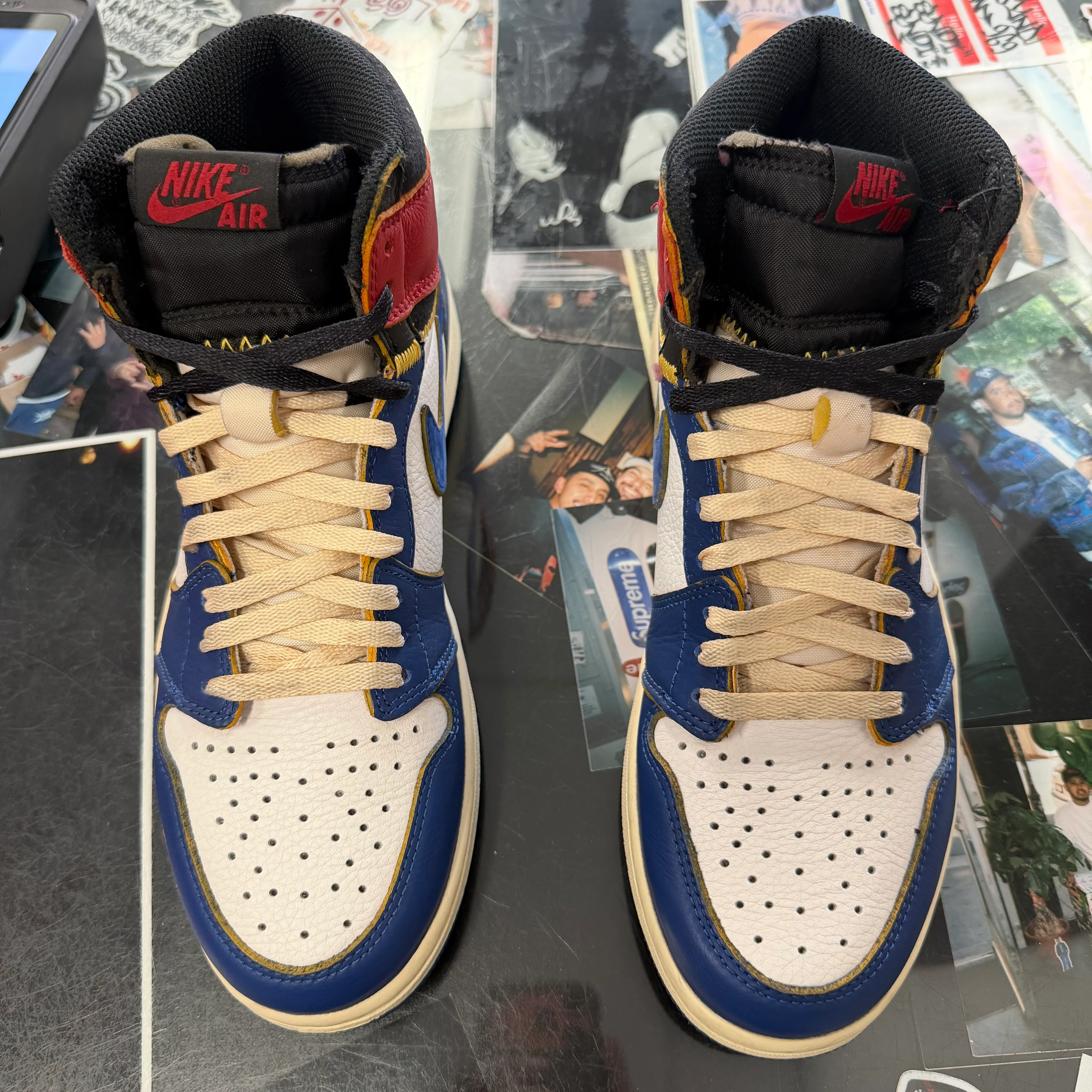 Jordan 1 Retro High Union Storm Blue U8.5 - Image 2