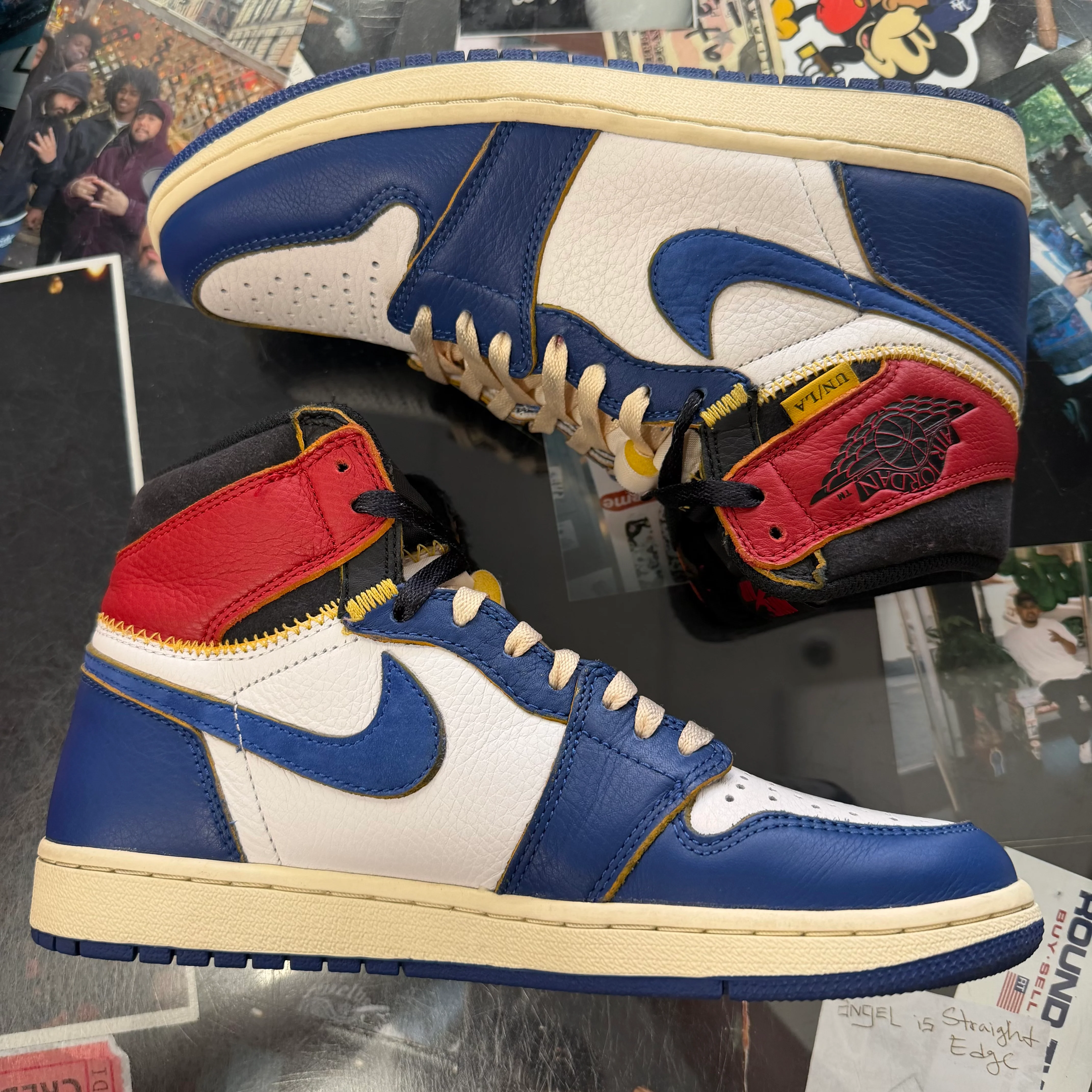 Jordan 1 Retro High Union Storm Blue U8.5 - Image 4