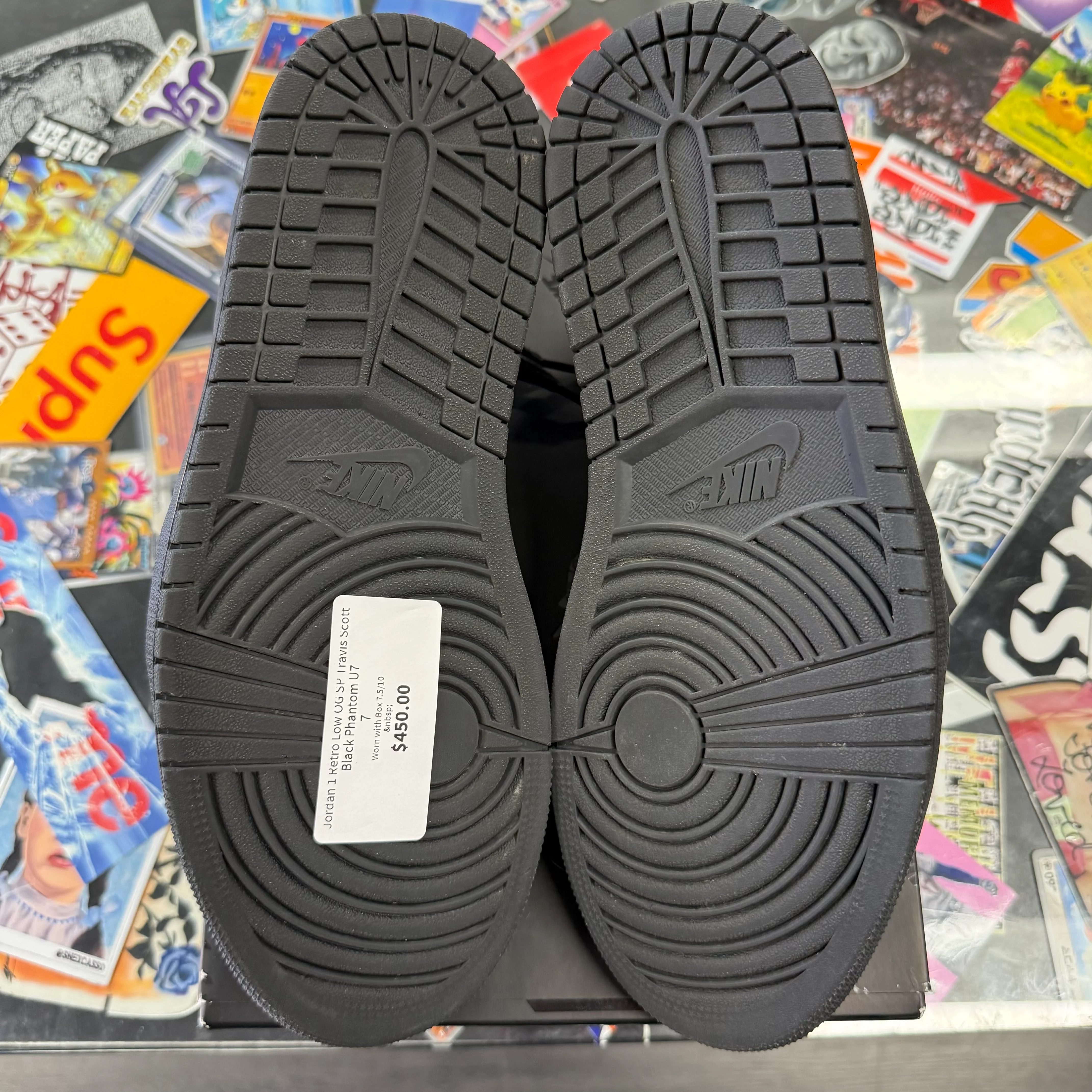 Jordan 1 Retro Low OG SP Travis Scott Black Phantom U7 - Image 3