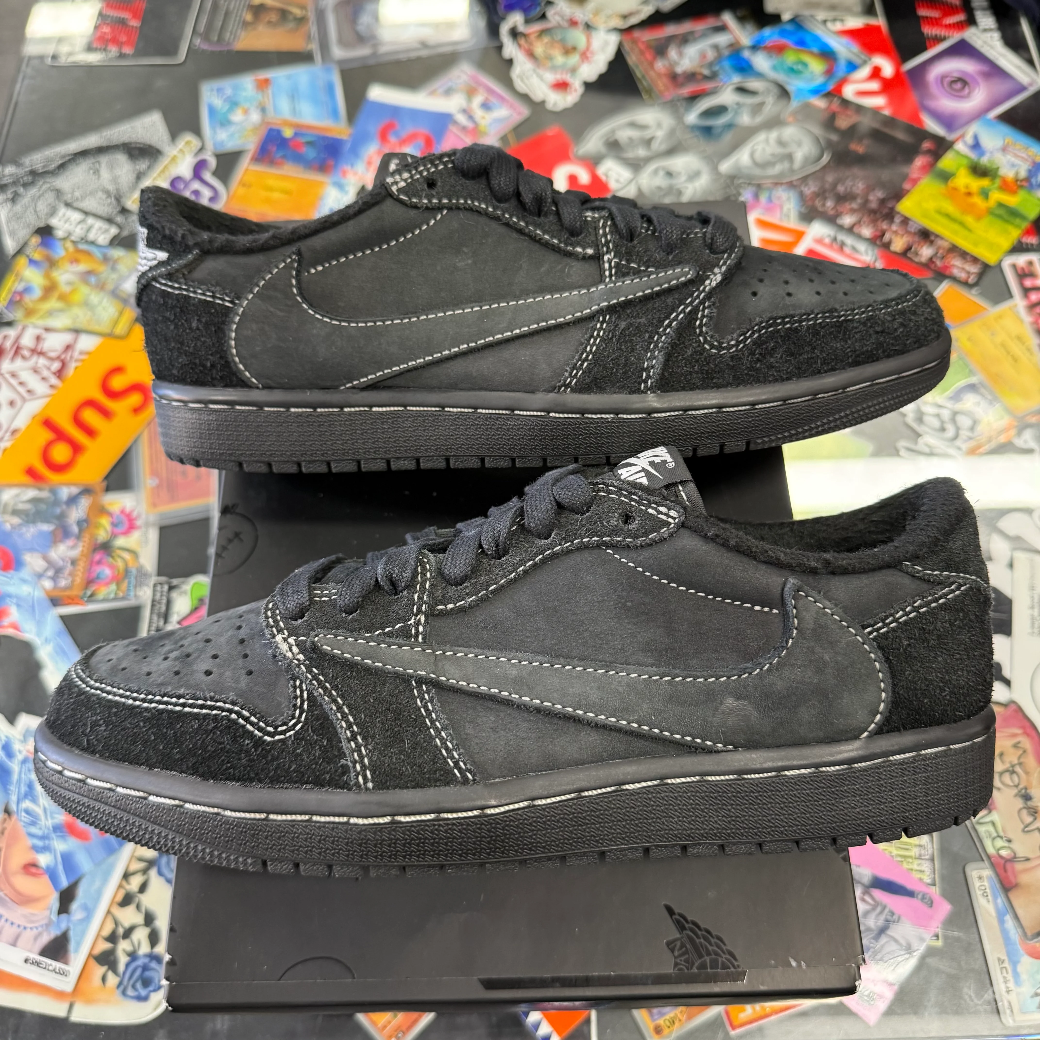 Jordan 1 Retro Low OG SP Travis Scott Black Phantom U7 - Image 4