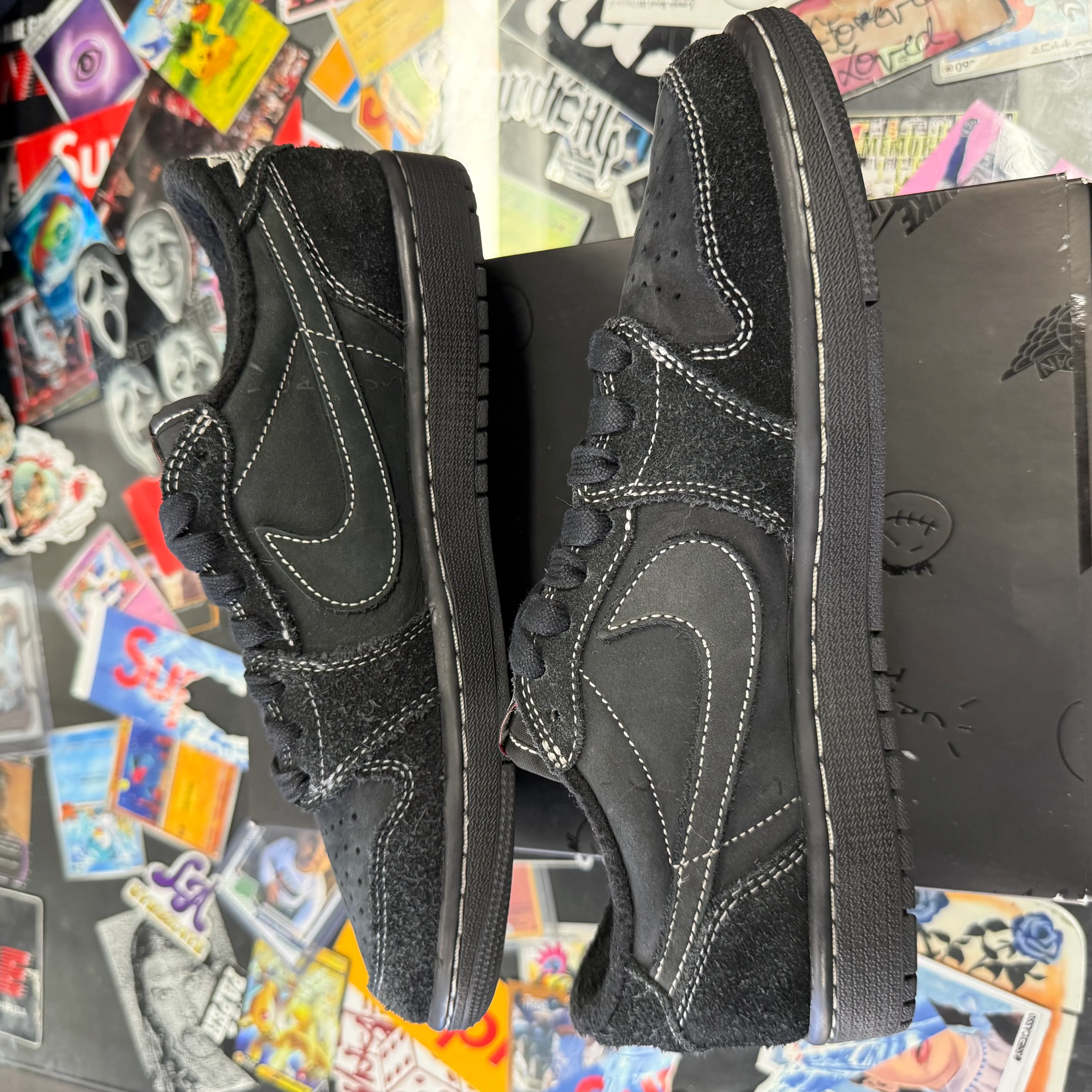 Jordan 1 Retro Low OG SP Travis Scott Black Phantom U7 - Image 5
