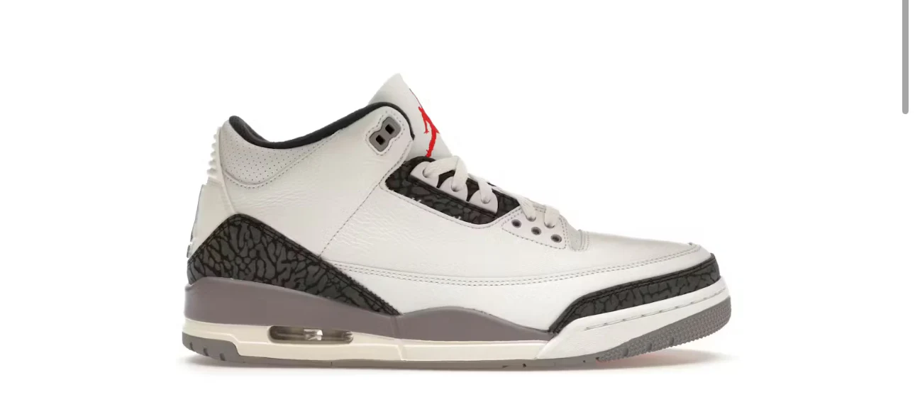 Jordan 3 Retro Cement Grey U11