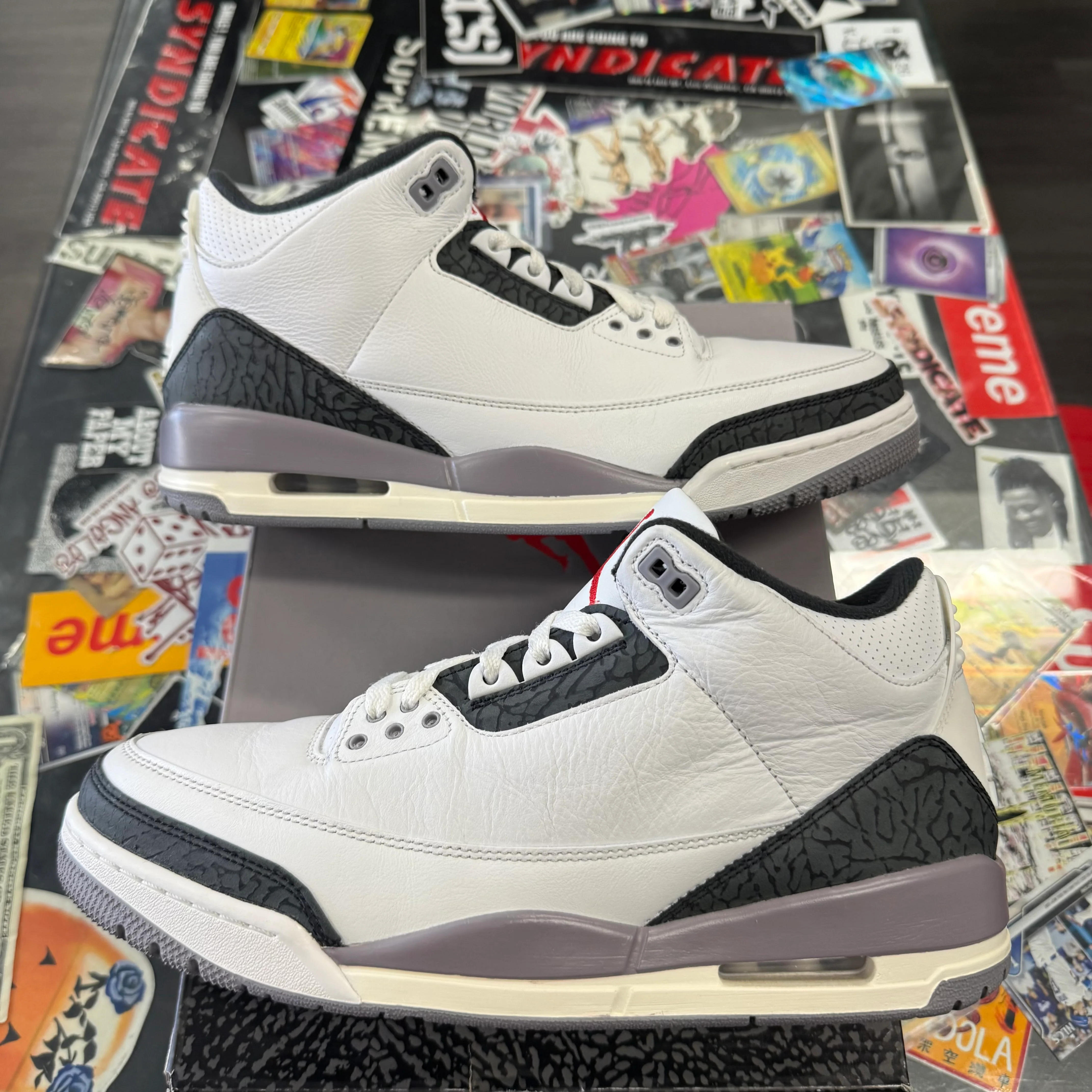 Jordan 3 Retro Cement Grey U11 - Image 4
