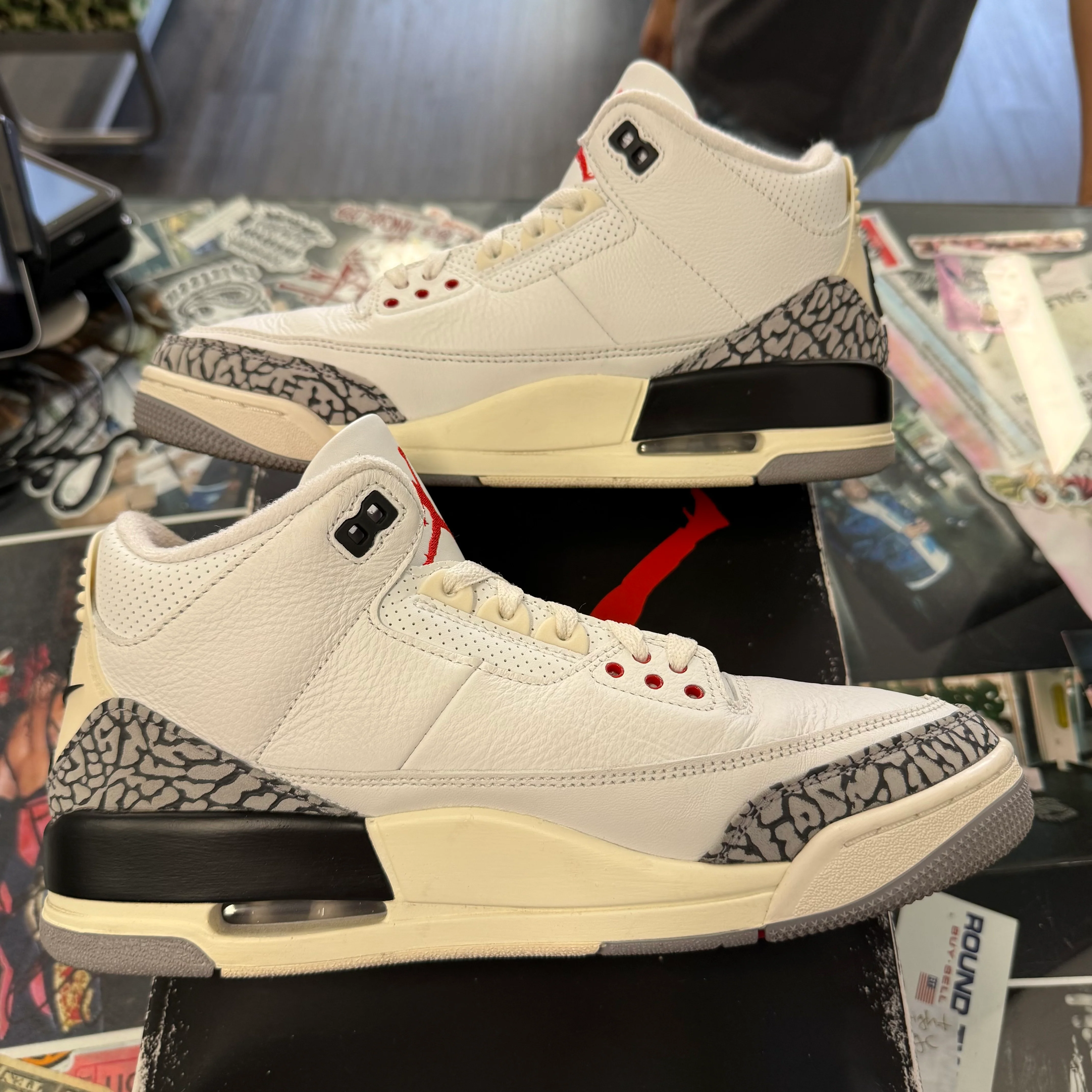 Jordan 3 Retro White Cement Reimagined U9** - Image 5