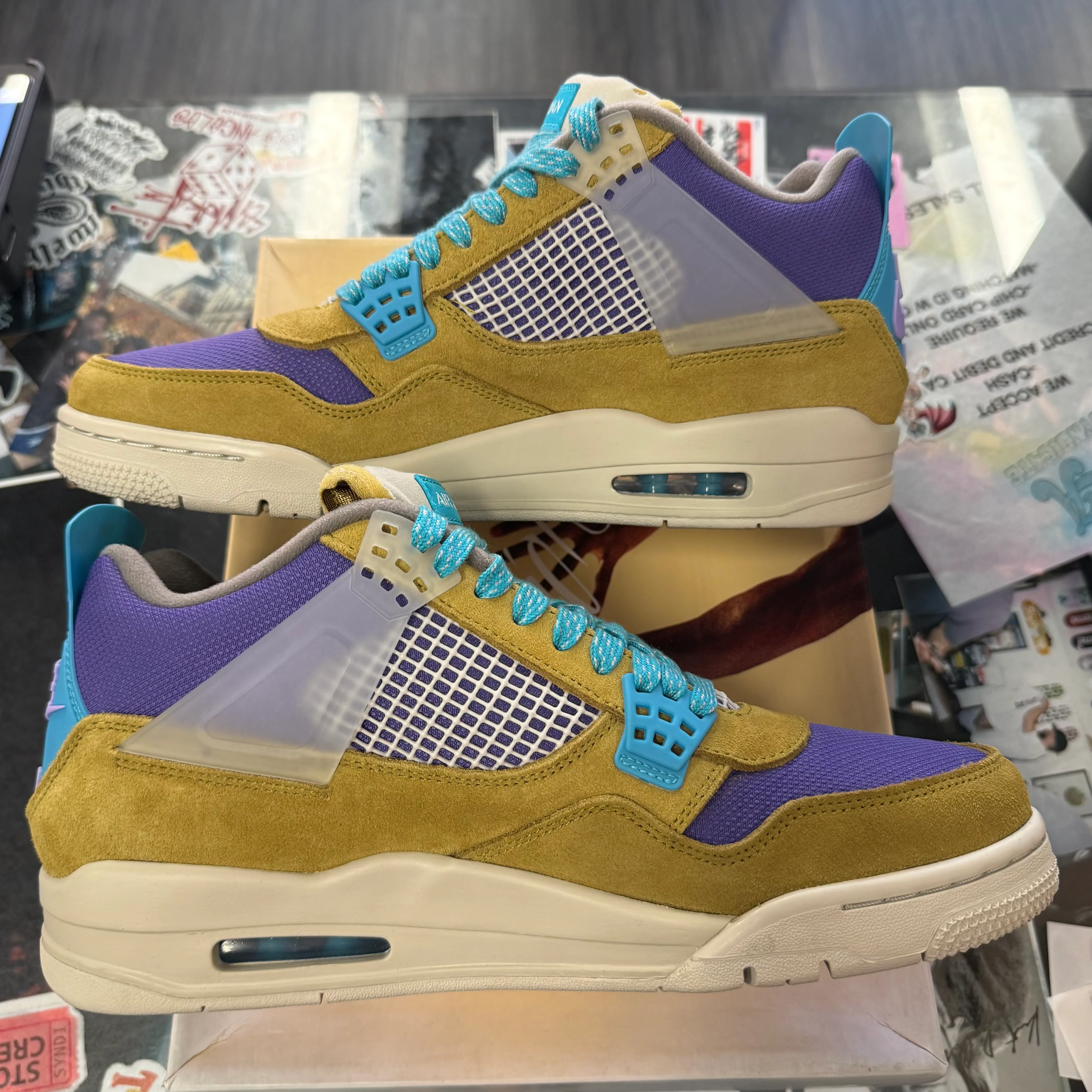 Jordan 4 Retro Union Desert Moss U11 - Image 5