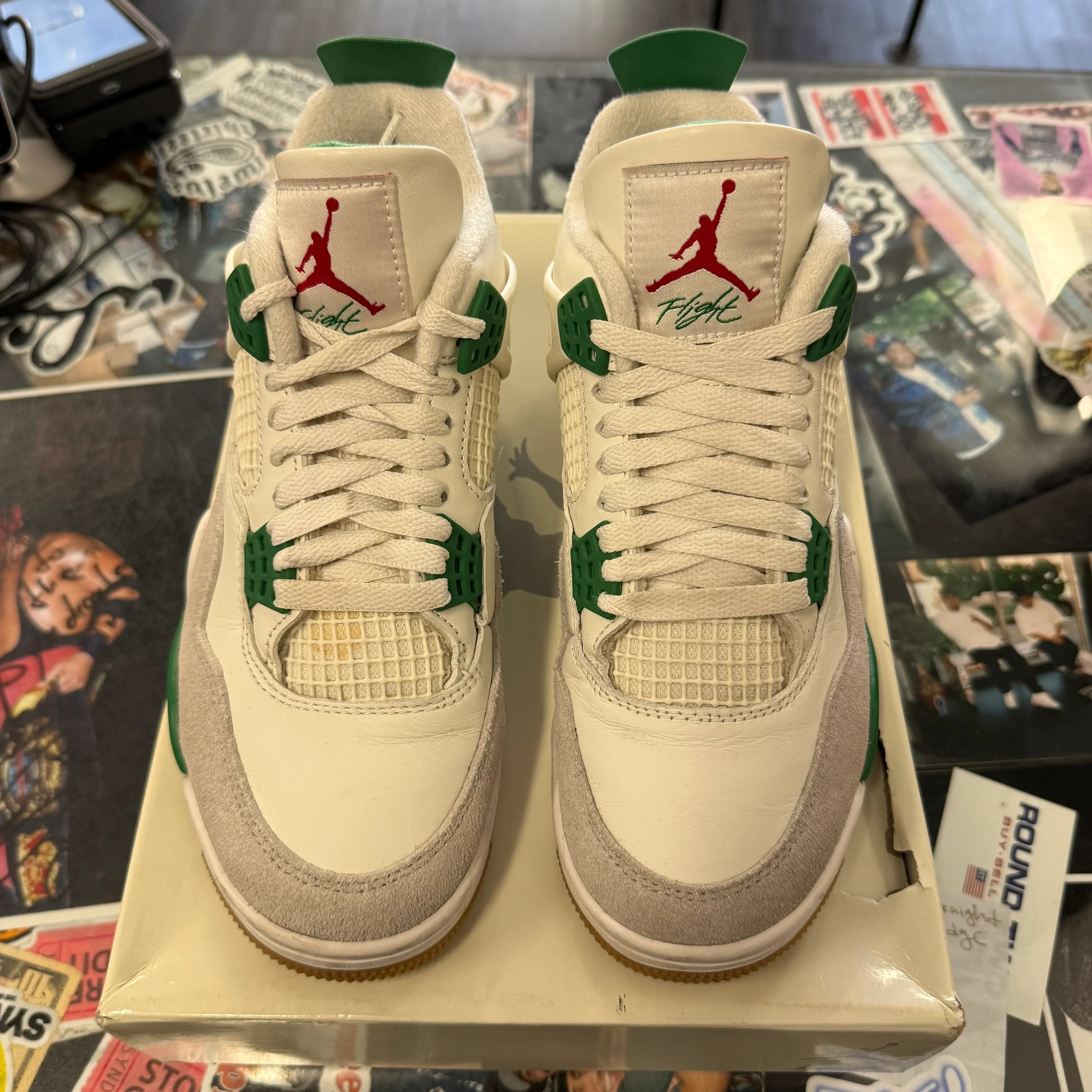 Jordan 4 SB Pine Green U4.5 - Image 2