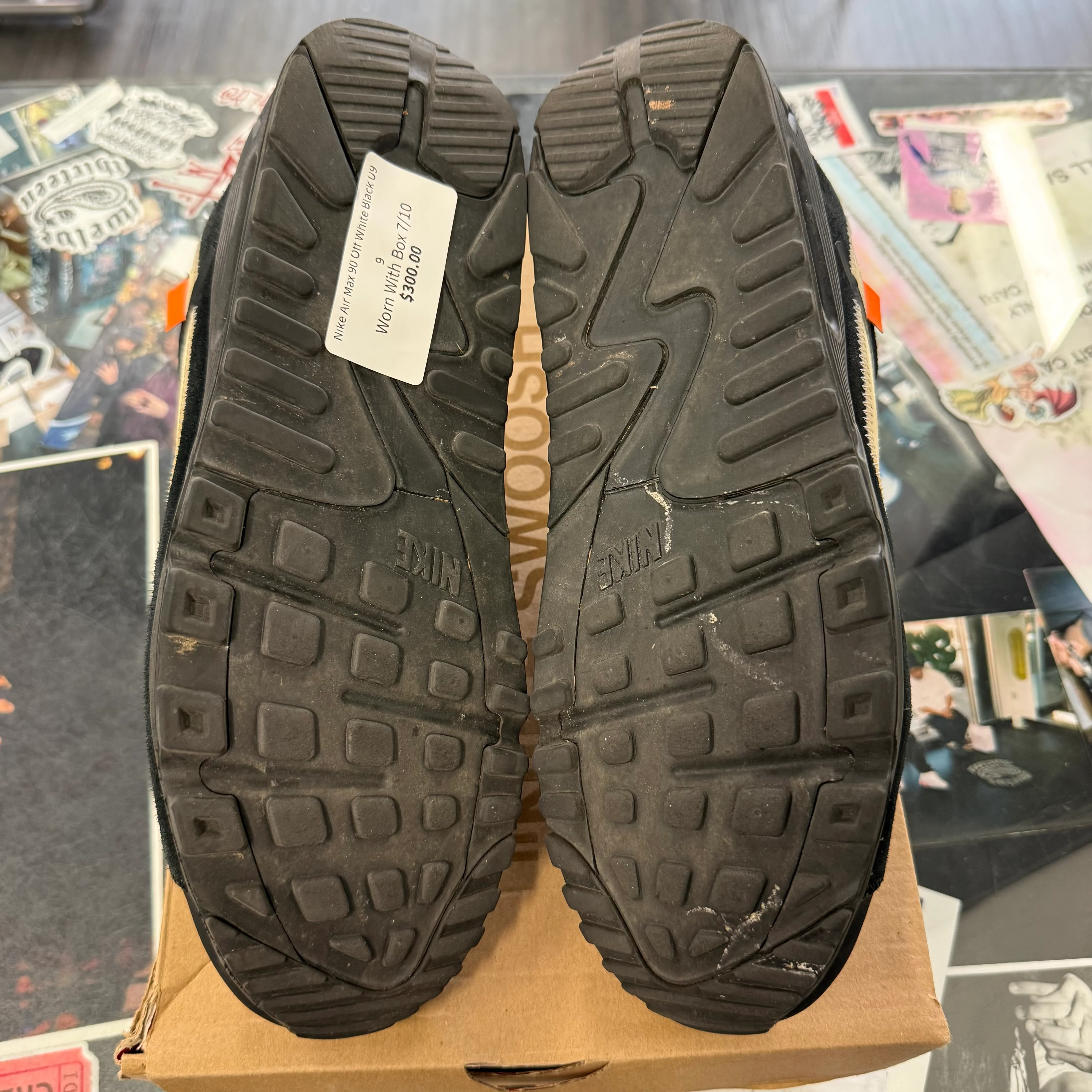 Nike Air Max 90 Off White Black U9 - Image 3