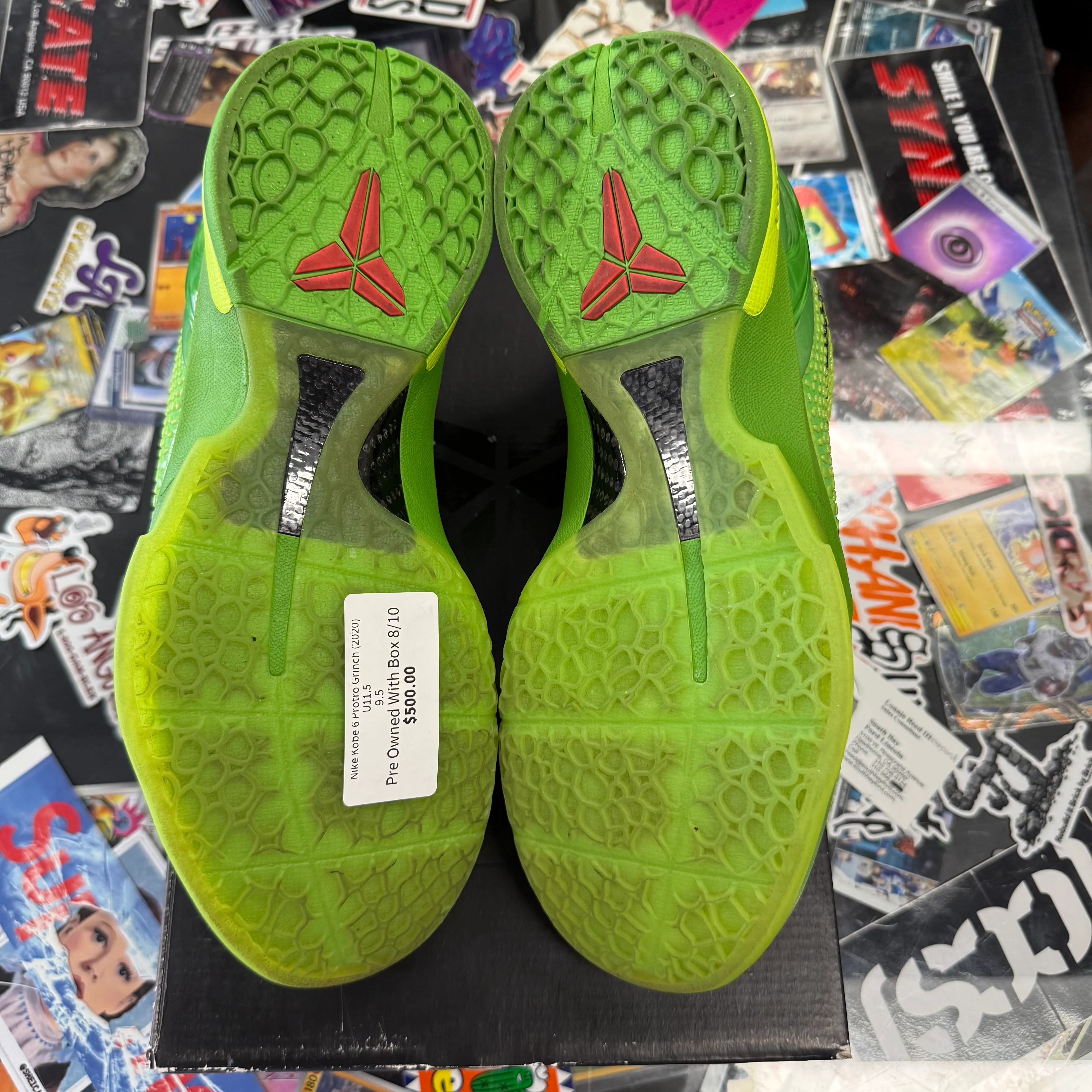 Nike Kobe 6 Protro Grinch (2020) U9.5 - Image 3