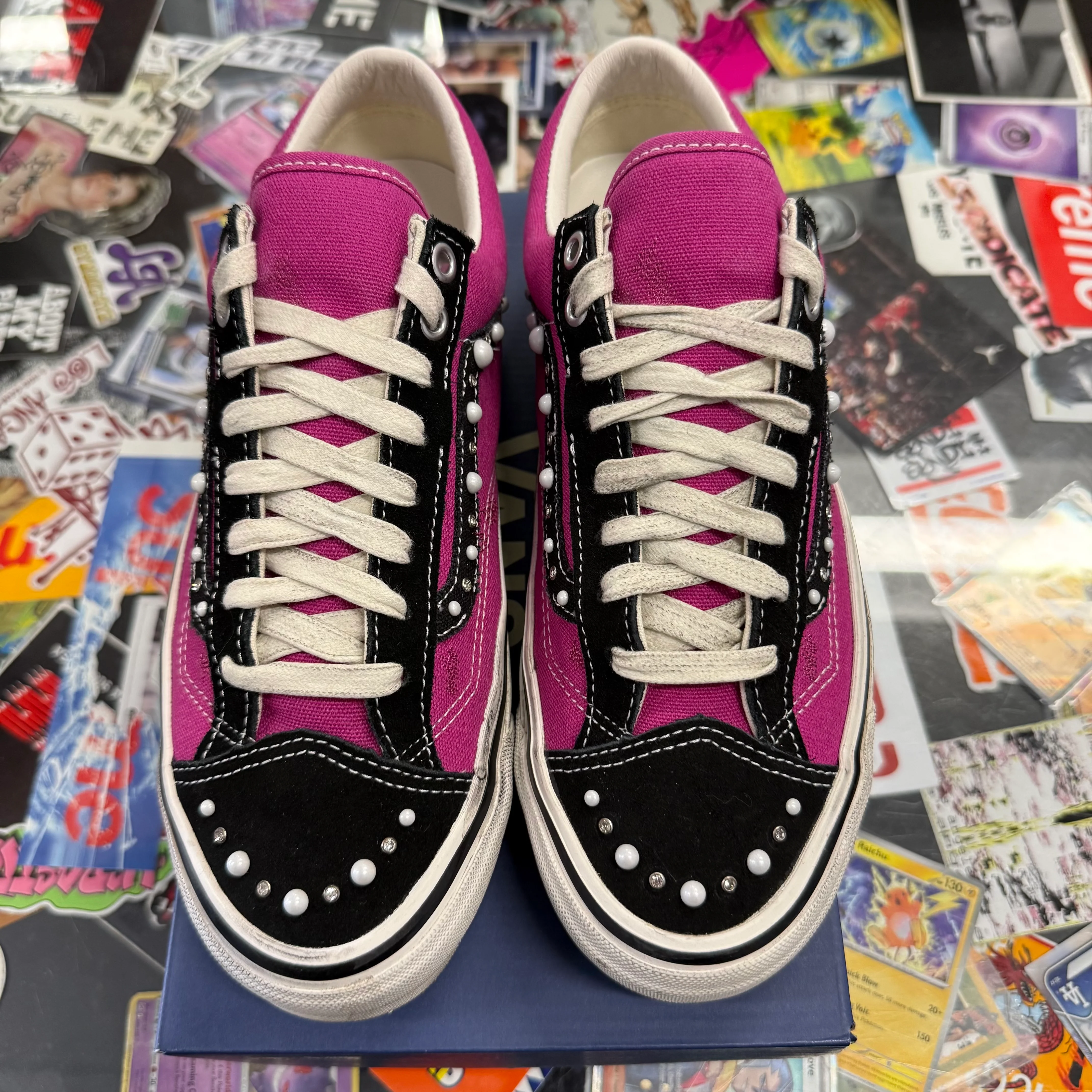 Vans OTW Old Skool 36 Pearlized Pack Fuschia Red U8.5 - Image 2