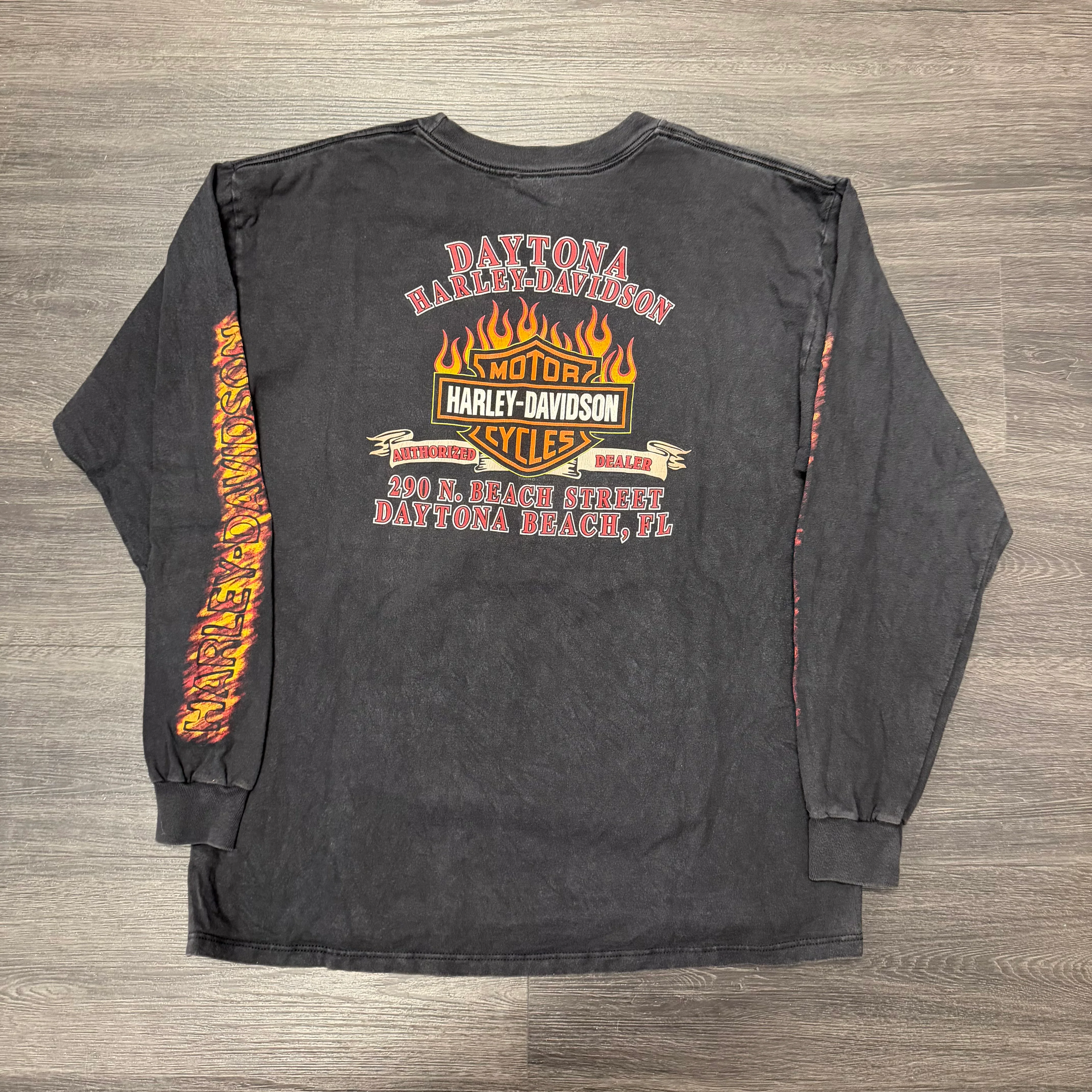 Vintage Harley Long Sleeve Tee - Image 2
