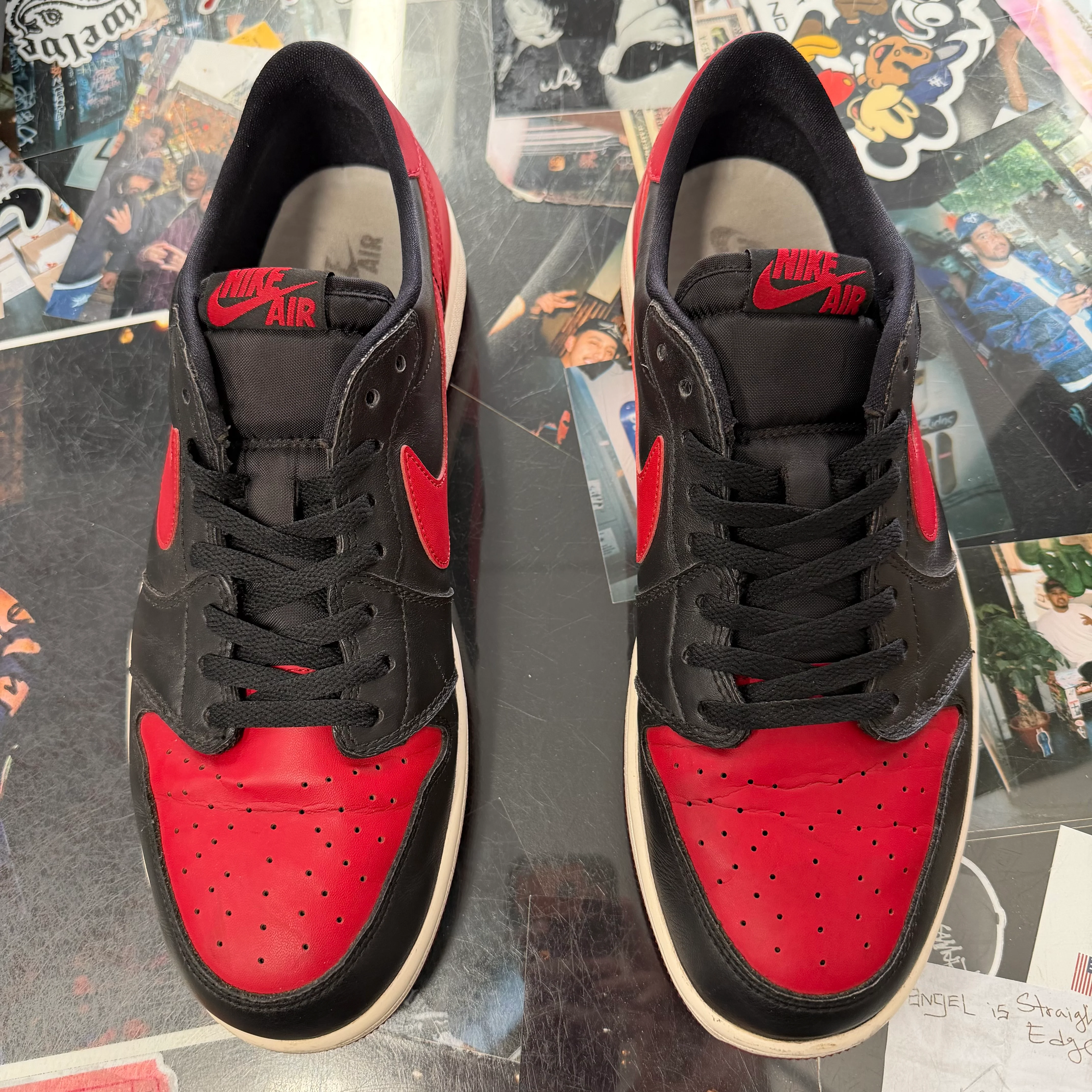 Jordan 1 Retro Low Bred 2015 U13 - Image 2
