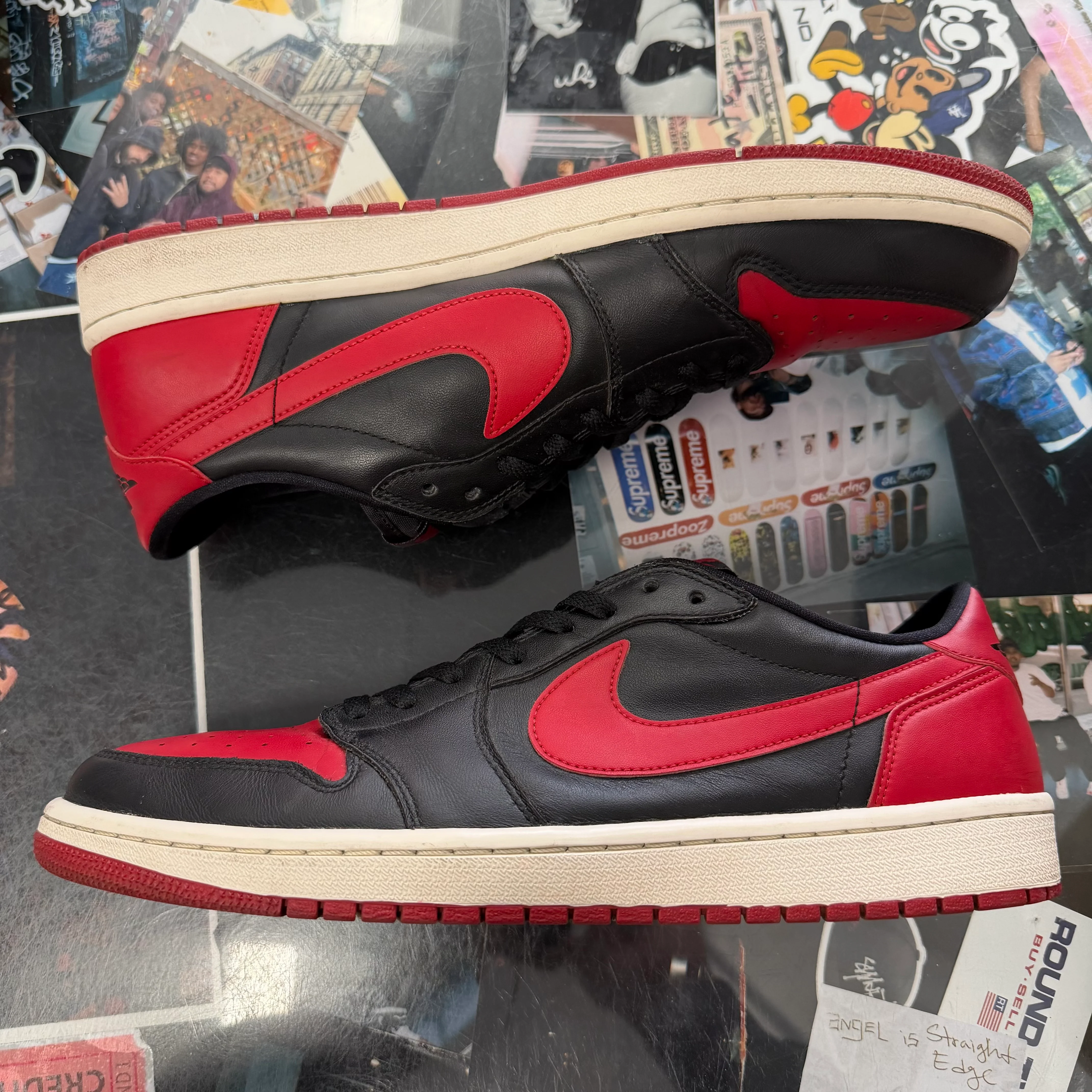 Jordan 1 Retro Low Bred 2015 U13 - Image 3