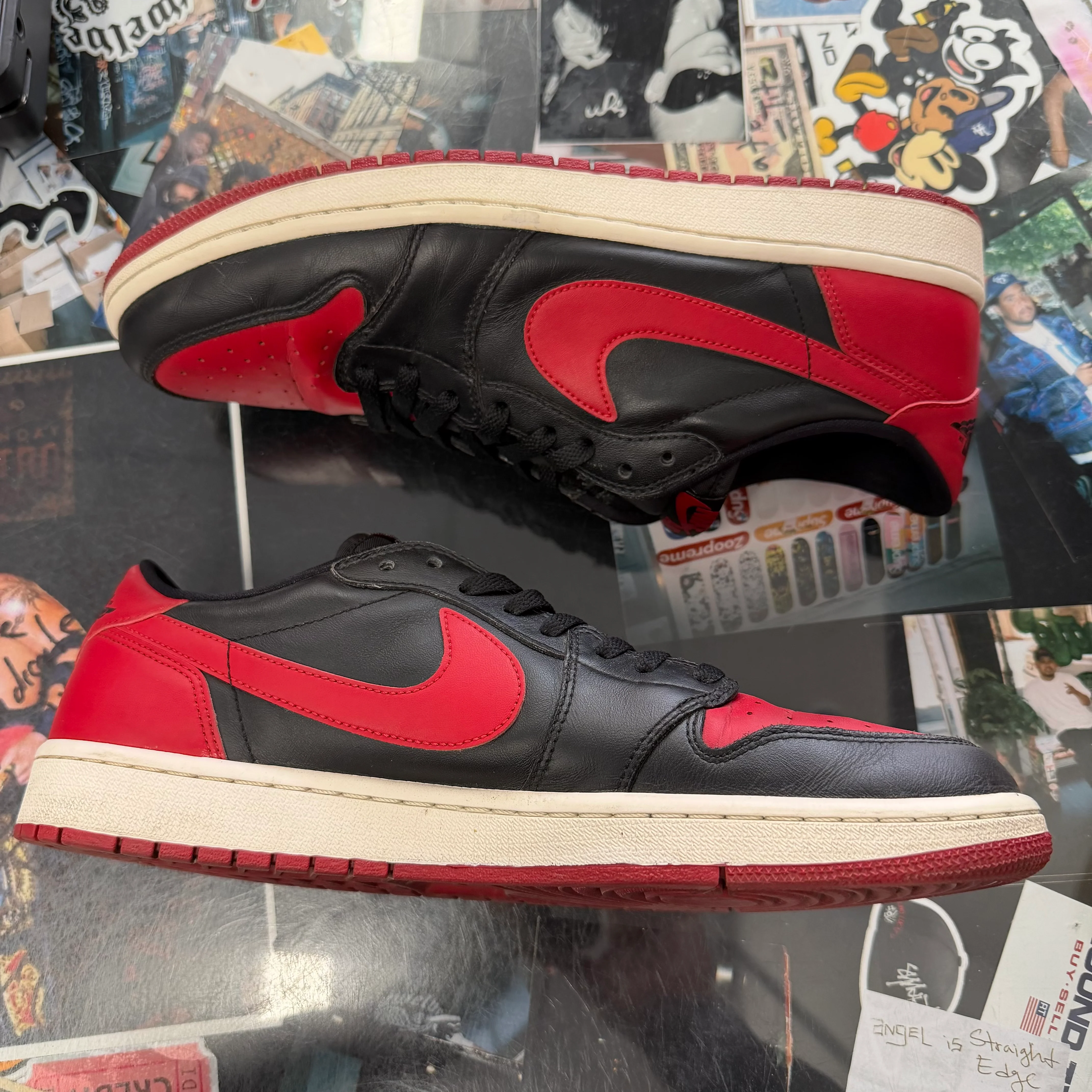 Jordan 1 Retro Low Bred 2015 U13 - Image 4
