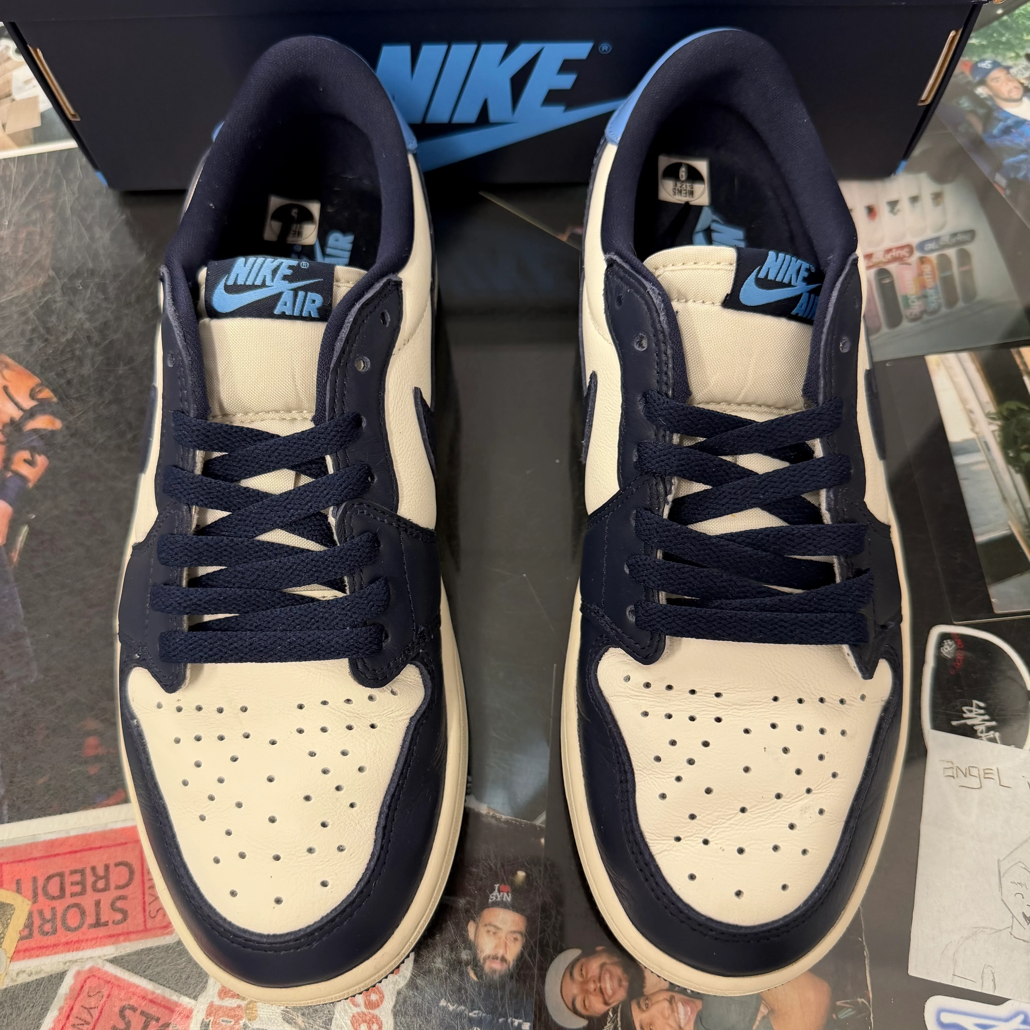 Jordan 1 Low OG Obsidian UNC U9 - Image 2