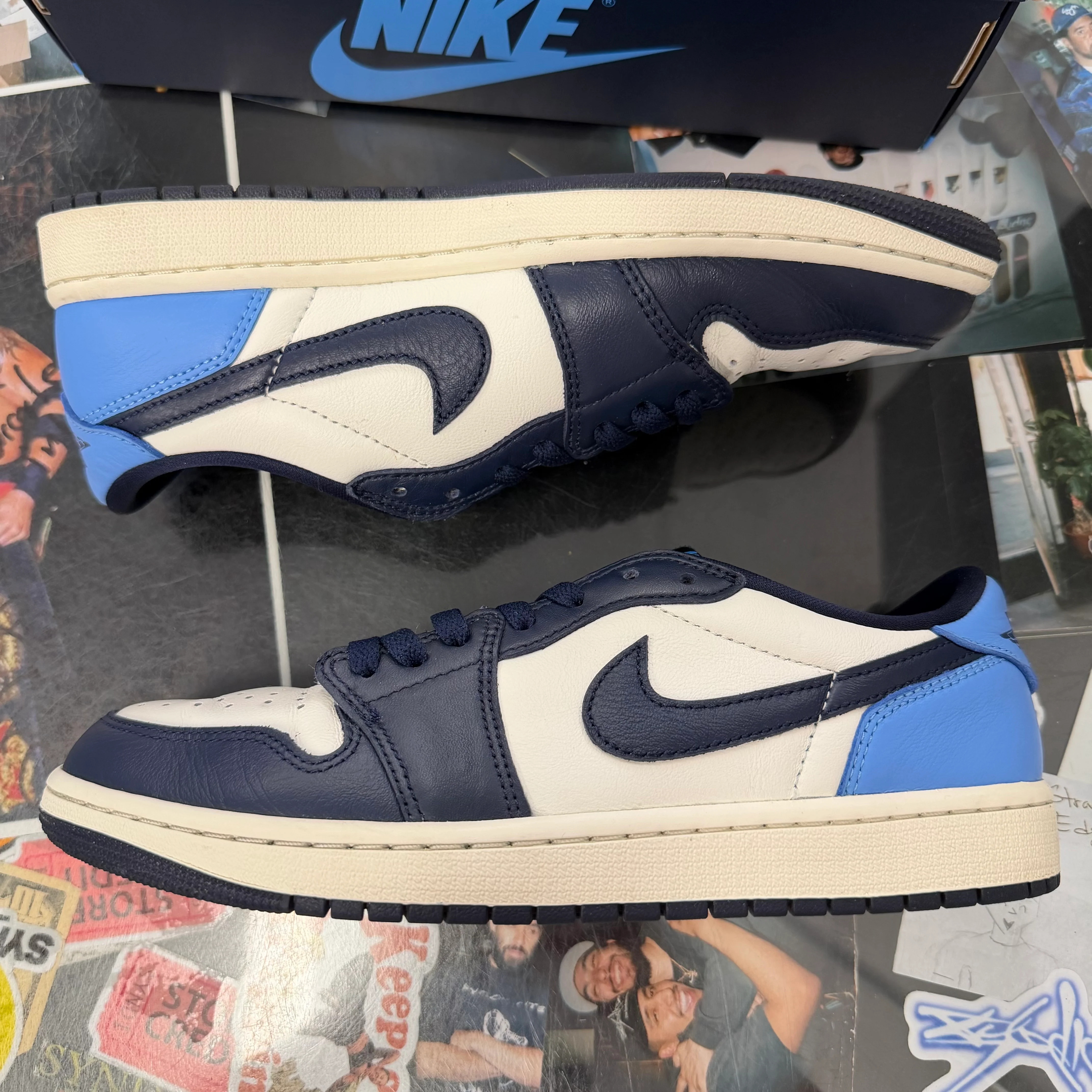 Jordan 1 Low OG Obsidian UNC U9 - Image 3