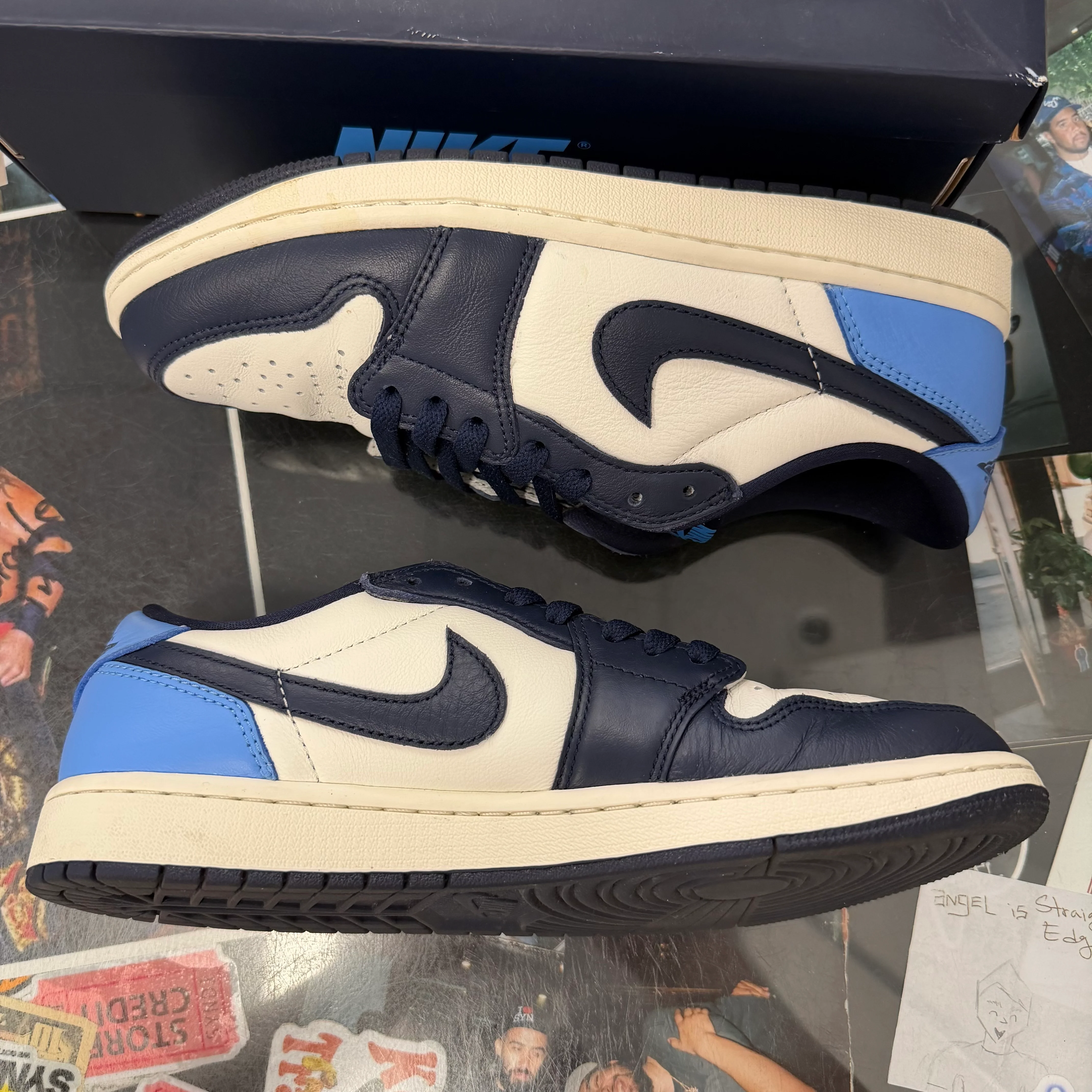 Jordan 1 Low OG Obsidian UNC U9 - Image 4