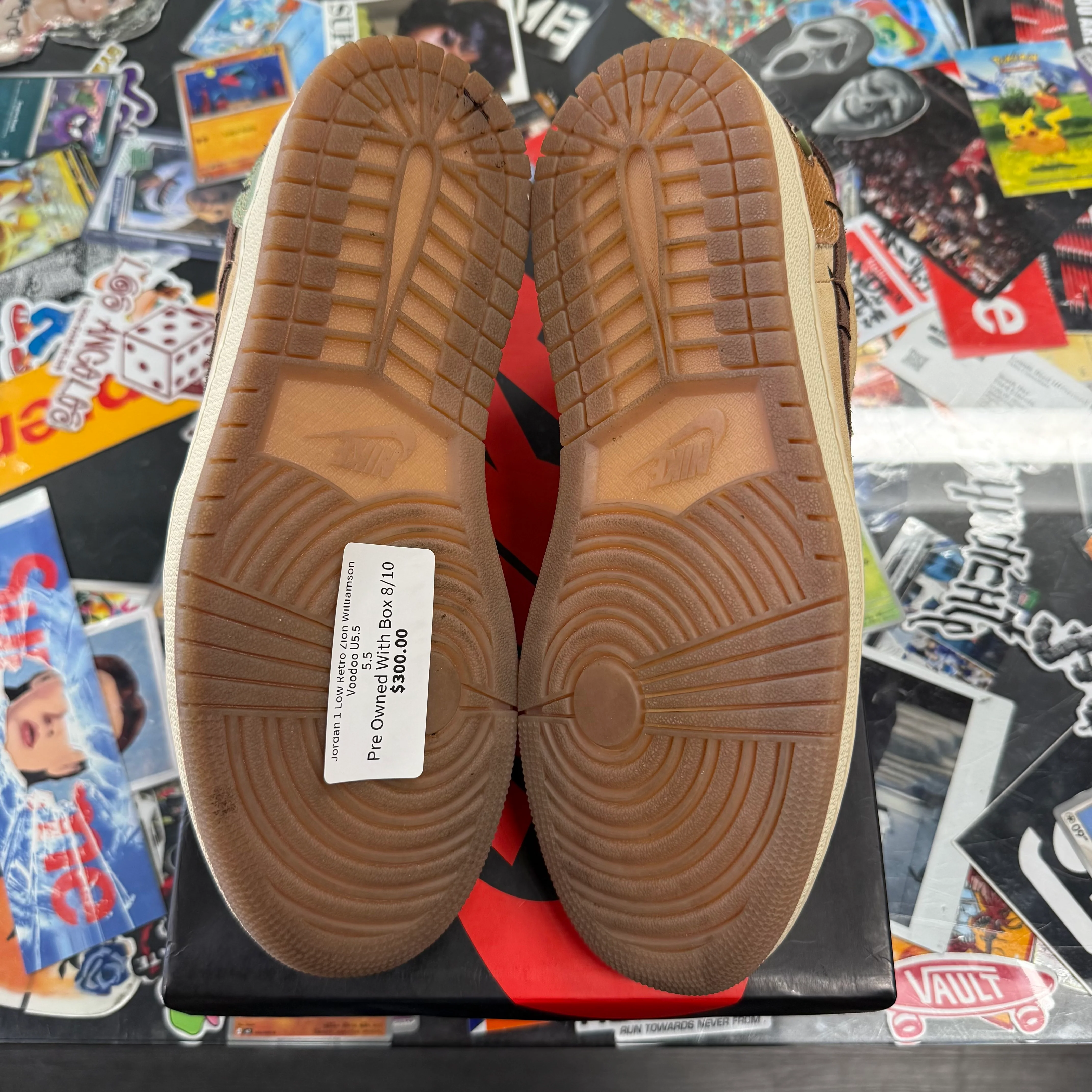 Jordan 1 Low Retro Zion Williamson Voodoo U5.5 - Image 3