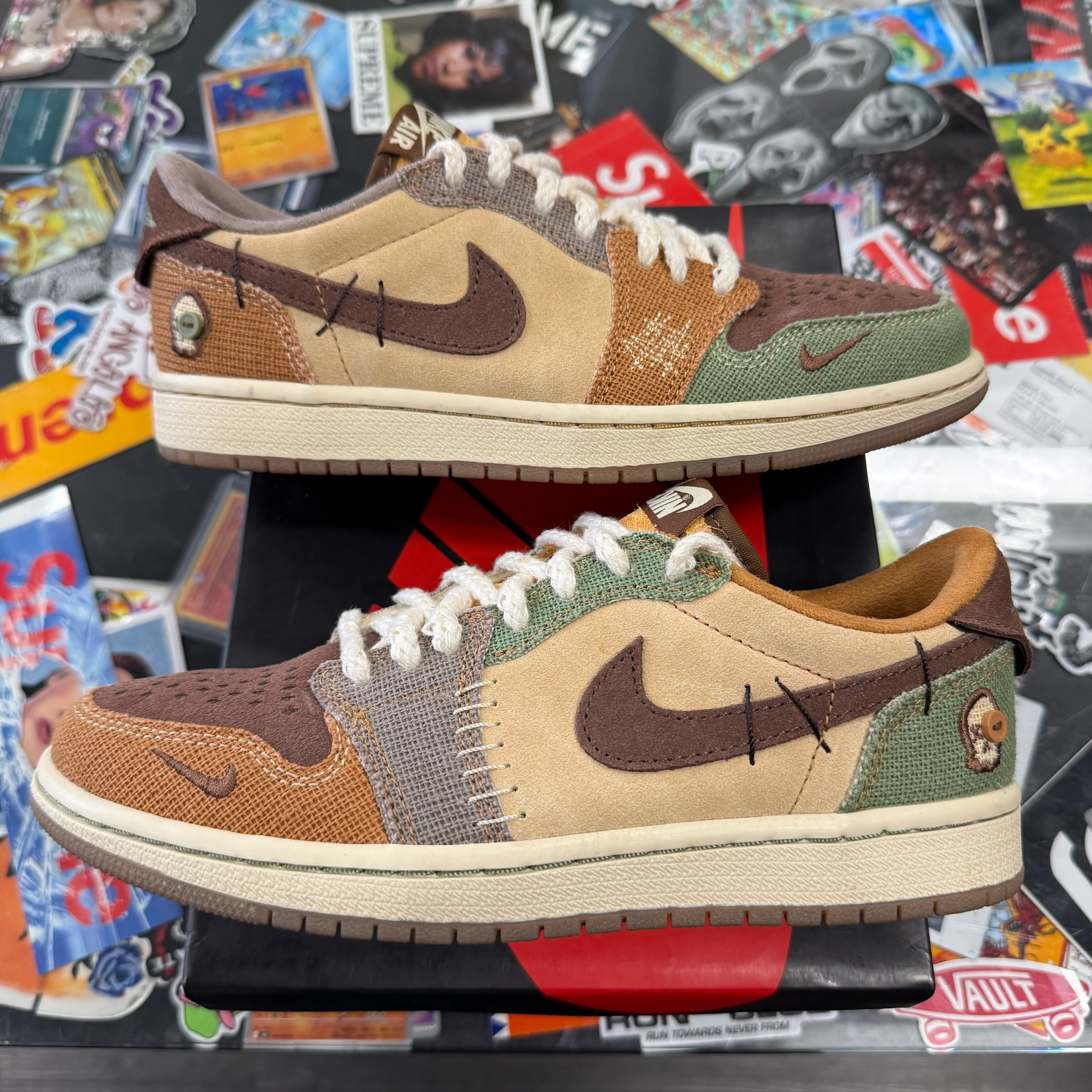 Jordan 1 Low Retro Zion Williamson Voodoo U5.5 - Image 4