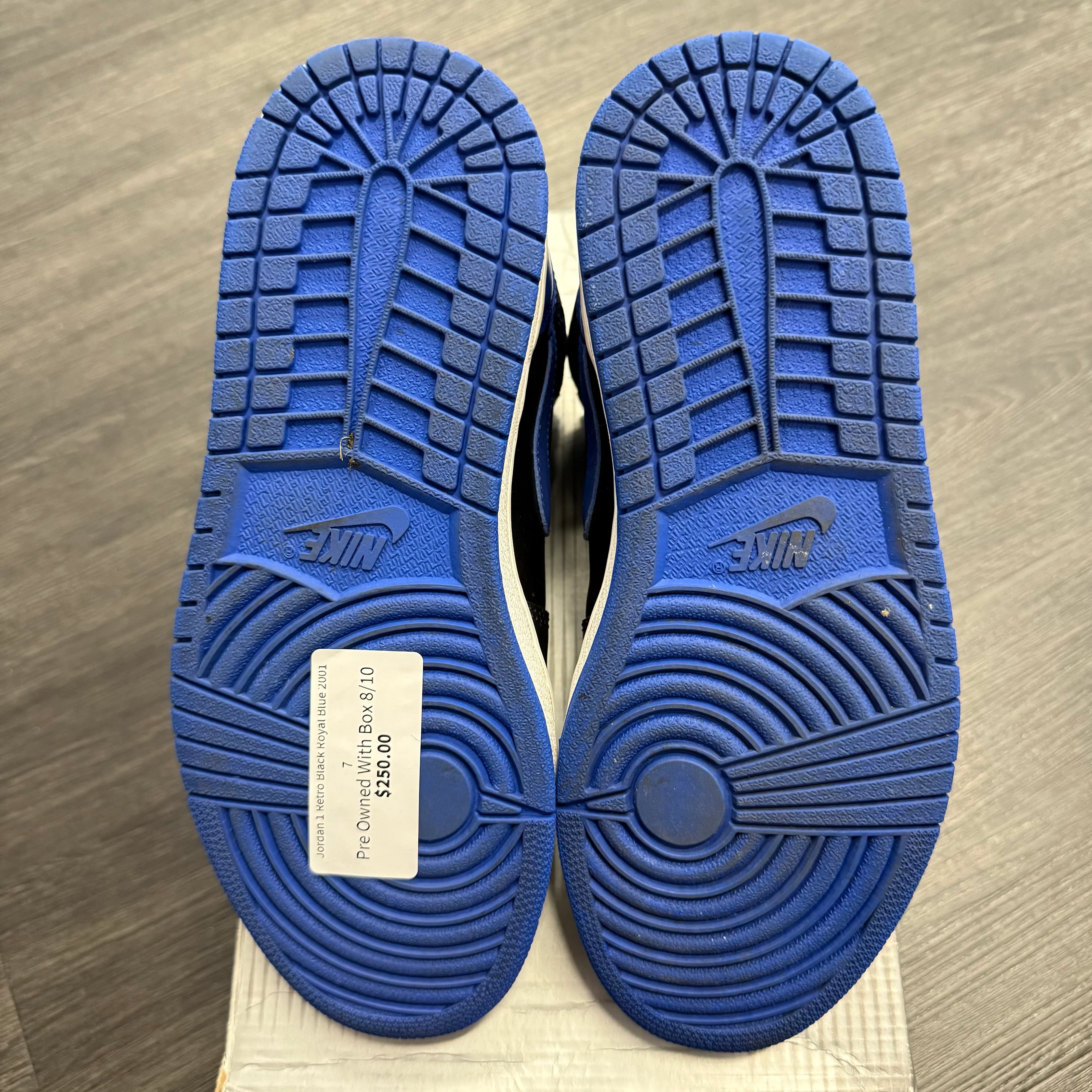 Jordan 1 Retro Black Royal Blue 2001 - Image 3