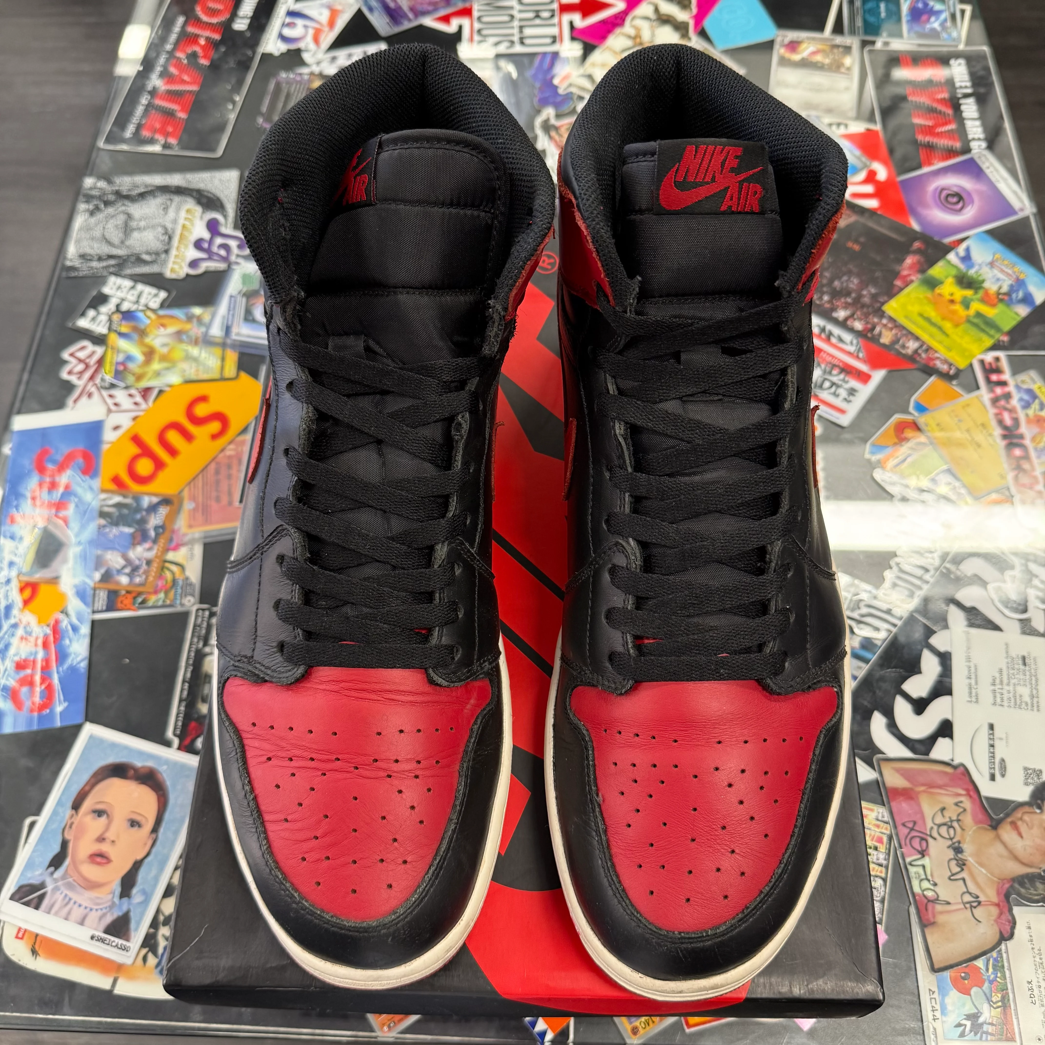 Jordan 1 Retro Bred 2013 U13 - Image 2
