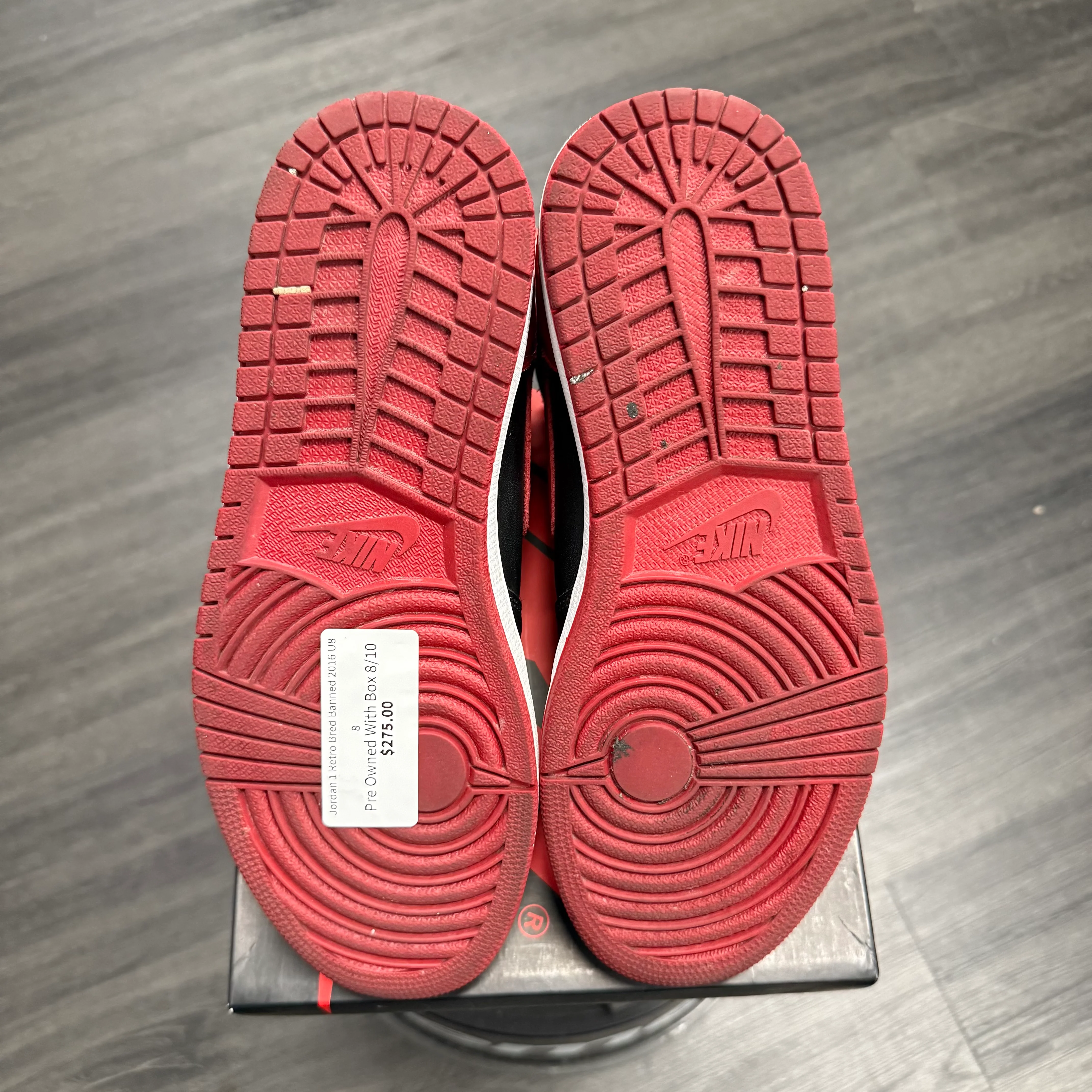 Jordan 1 Retro Bred Banned 2016 U8 - Image 3