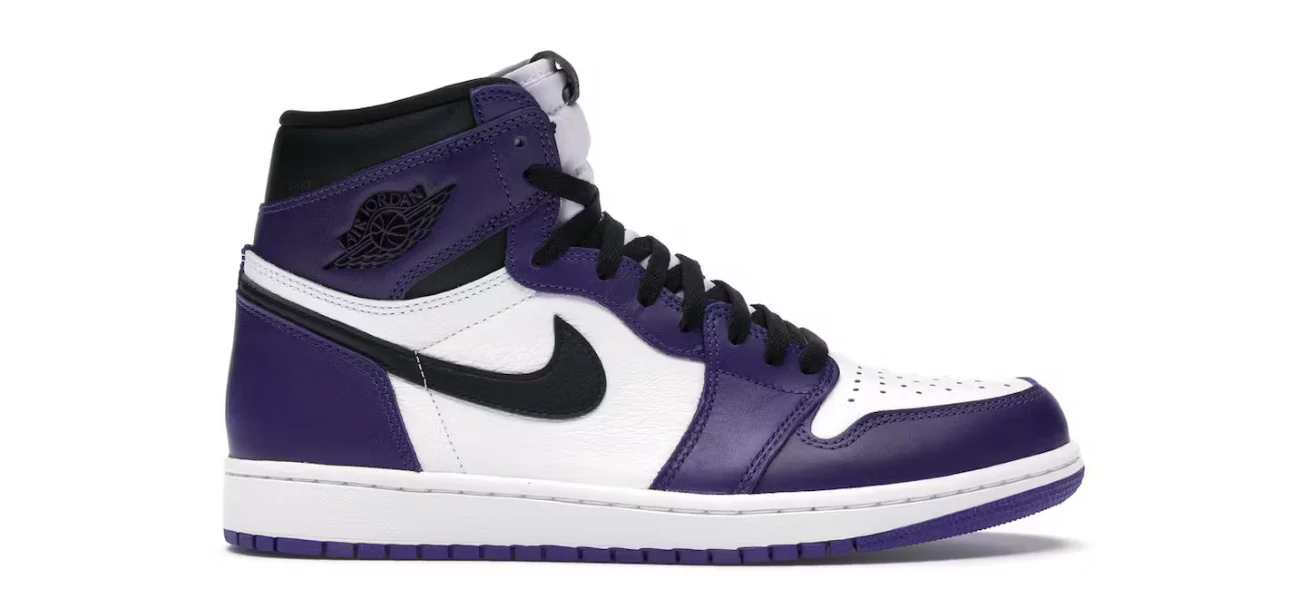 Jordan 1 Retro High Court Purple White U10