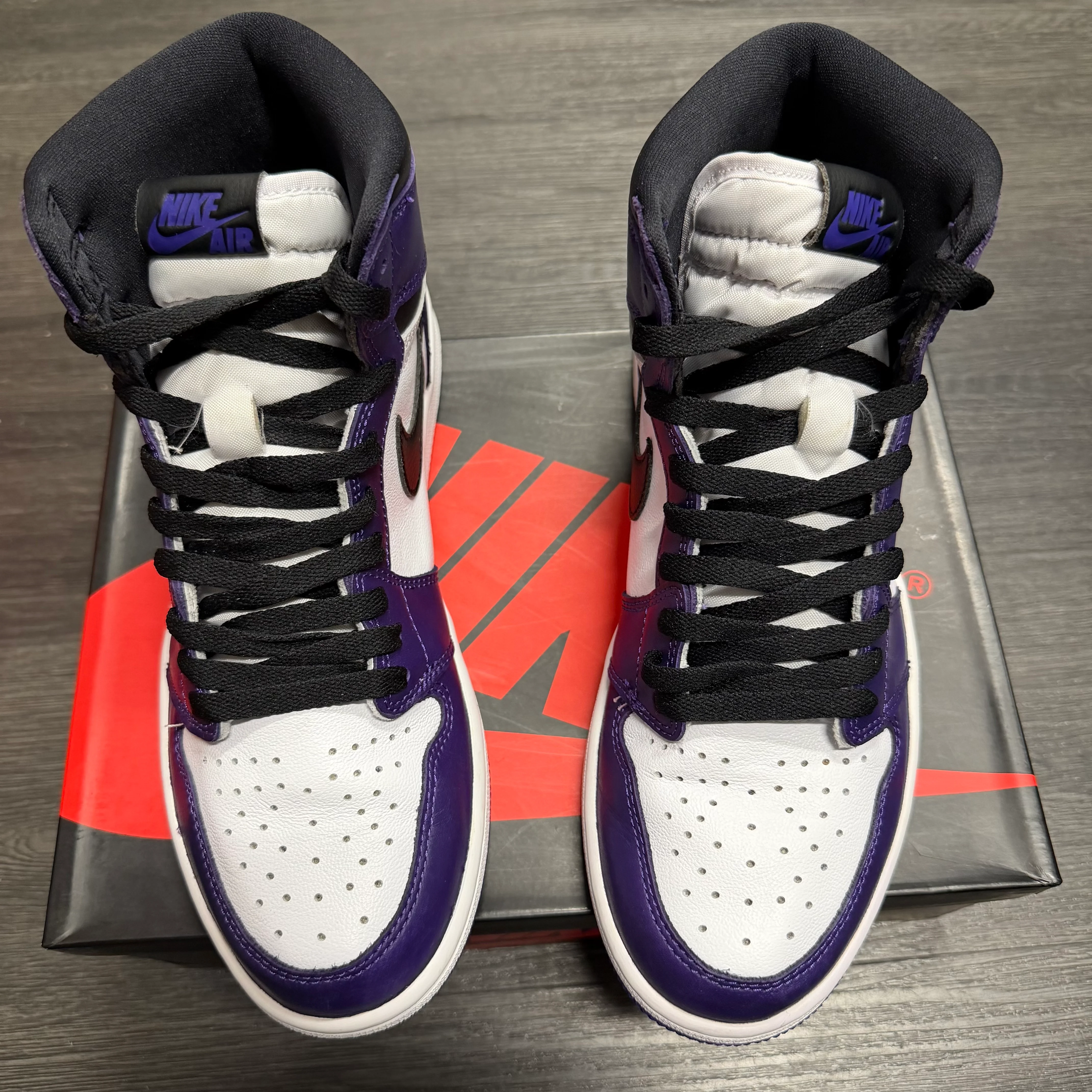 Jordan 1 Retro High Court Purple White U9 - Image 2
