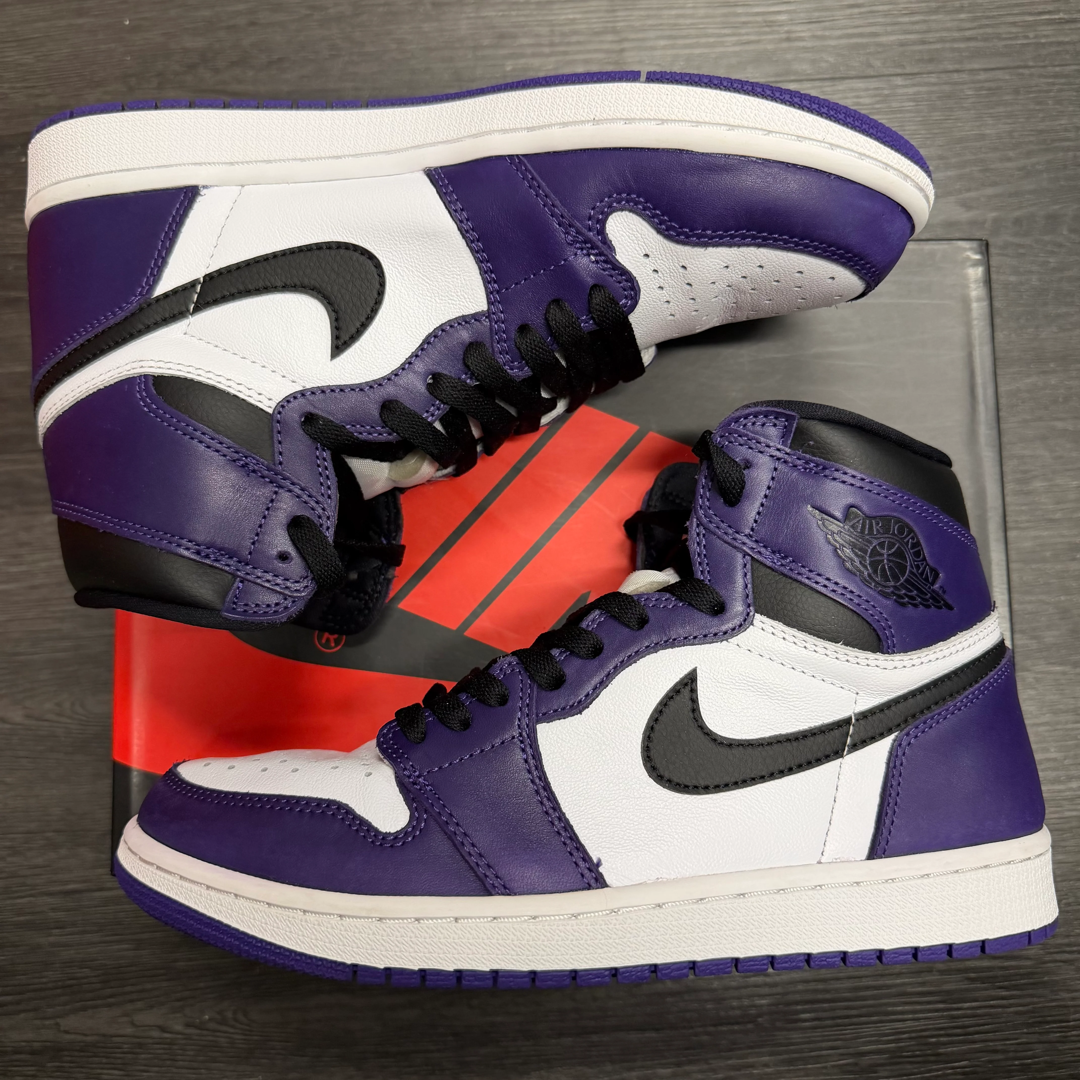 Jordan 1 Retro High Court Purple White U9 - Image 3