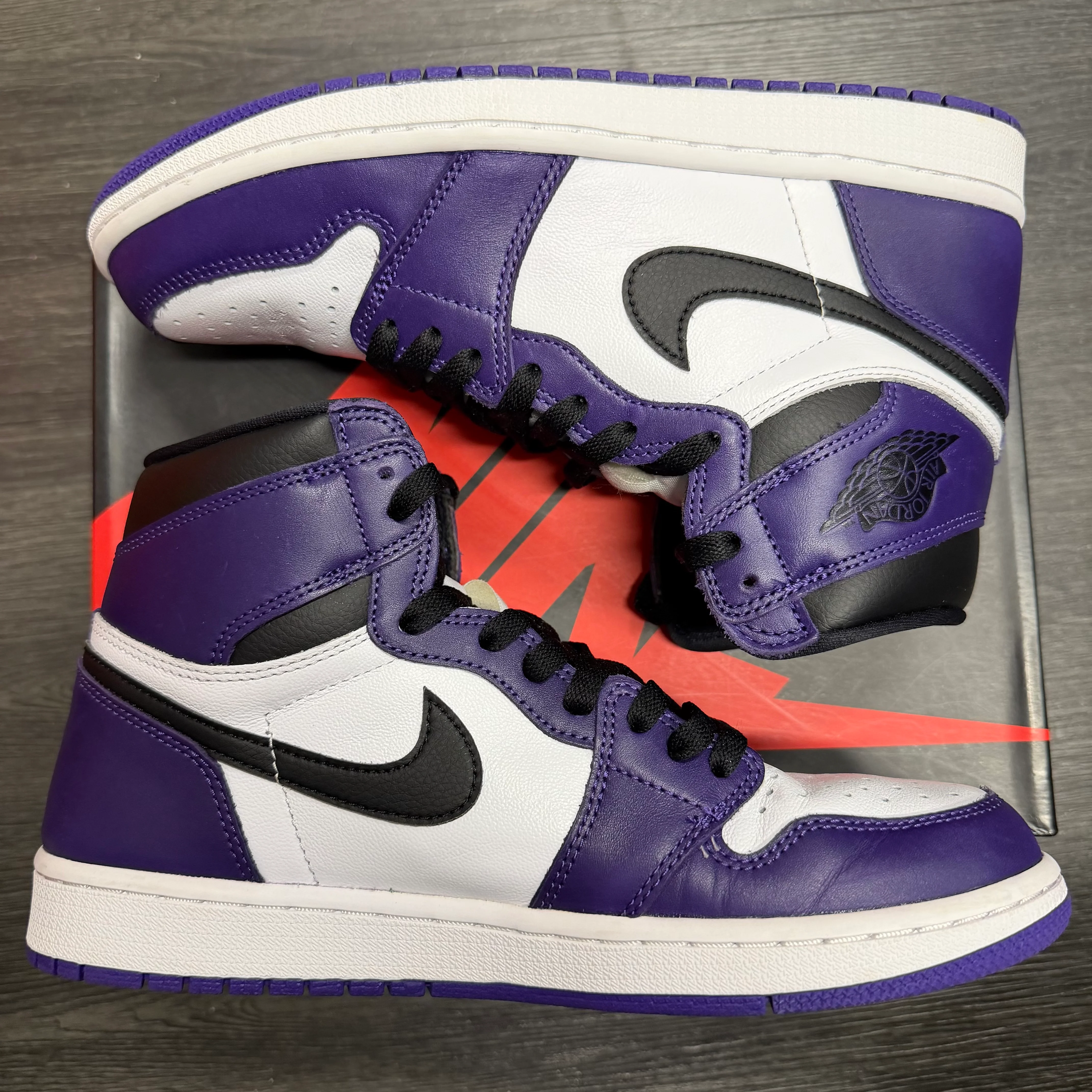 Jordan 1 Retro High Court Purple White U9 - Image 4