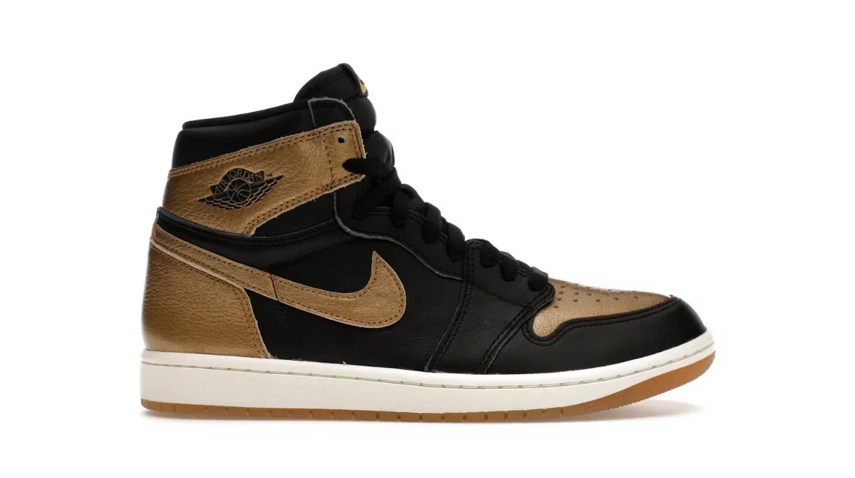 Jordan 1 Retro High OG Black Metallic Gold