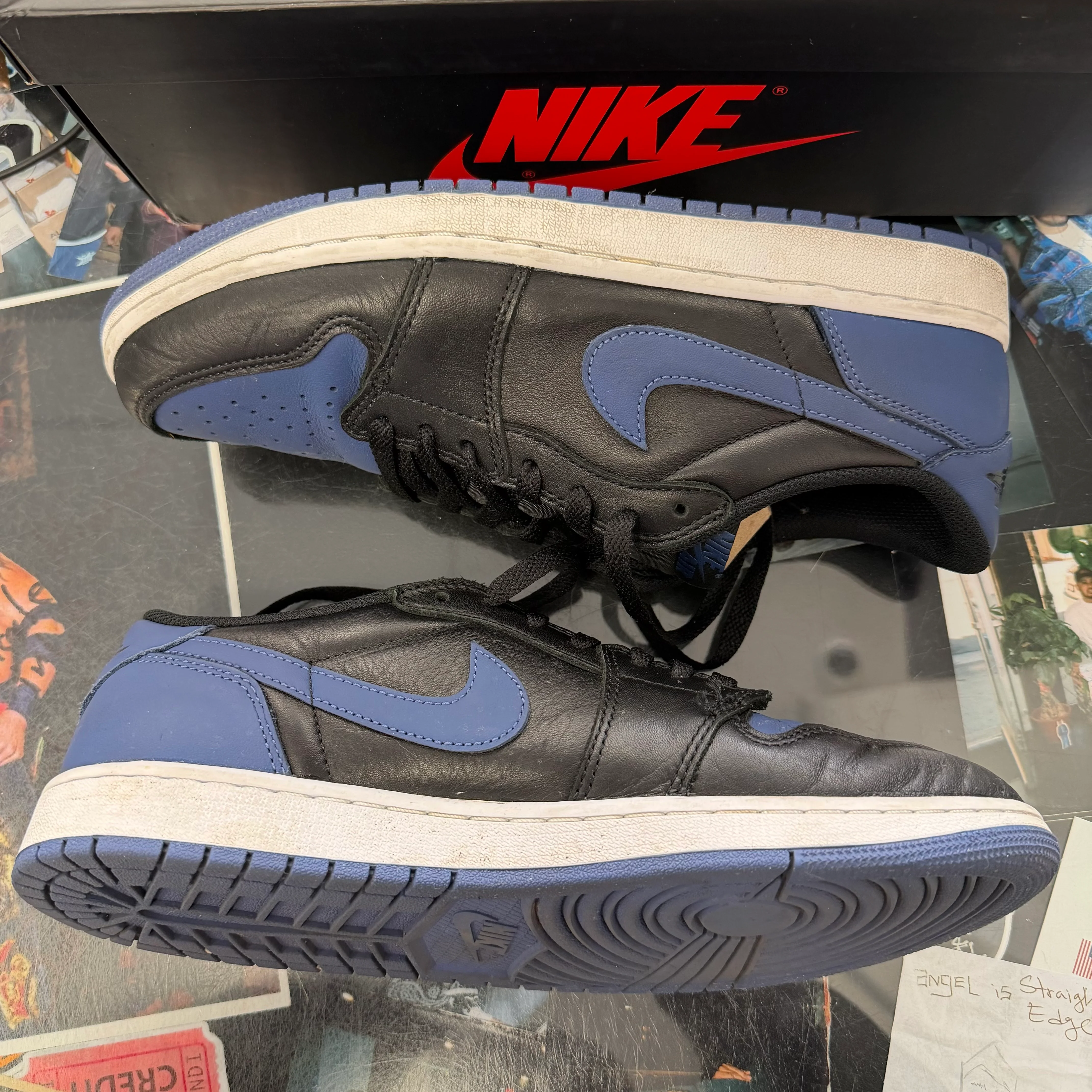 Jordan 1 Retro Low Mystic Navy U10 - Image 3