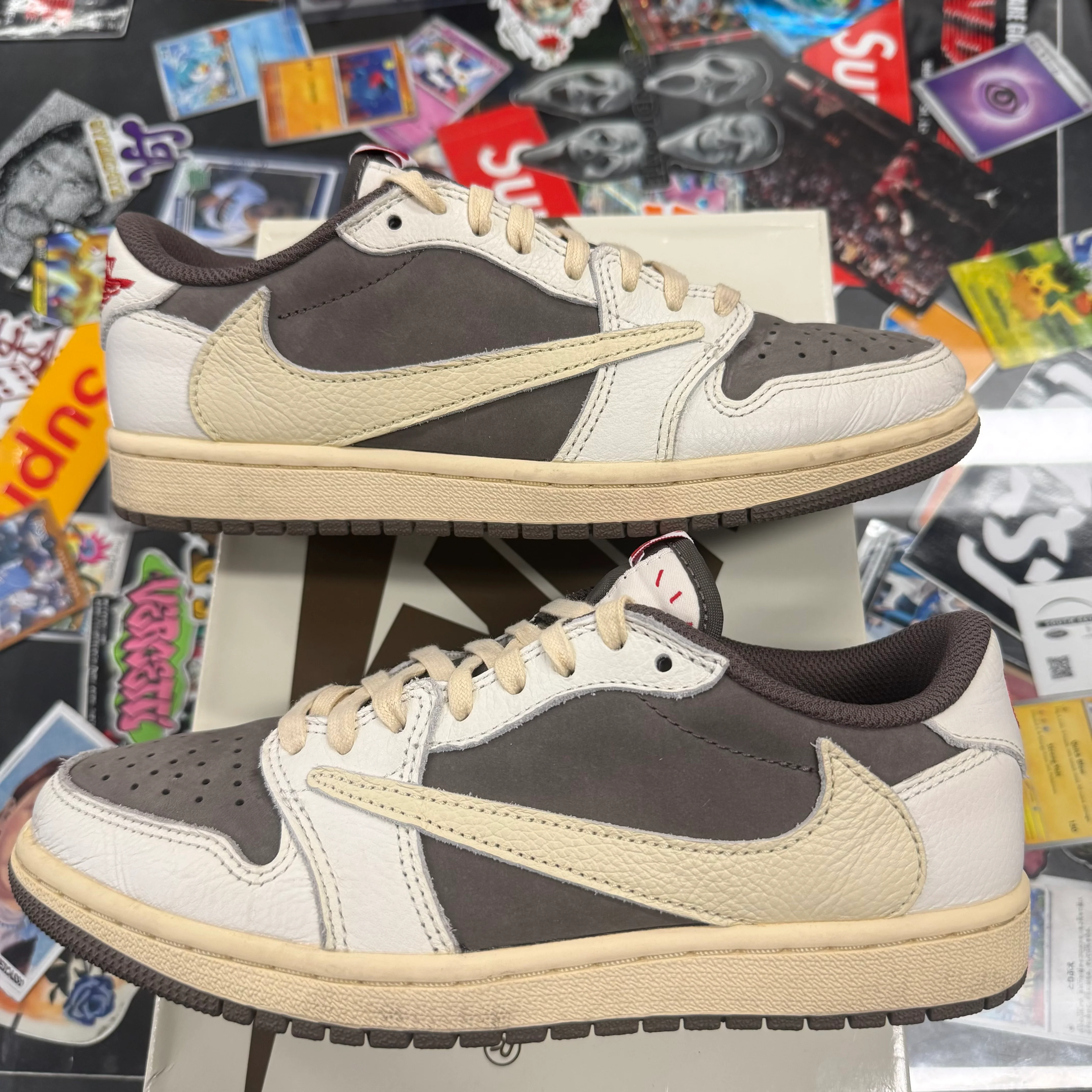 Jordan 1 Retro Low Travis Scott Reverse Mocha U7.5 - Image 4