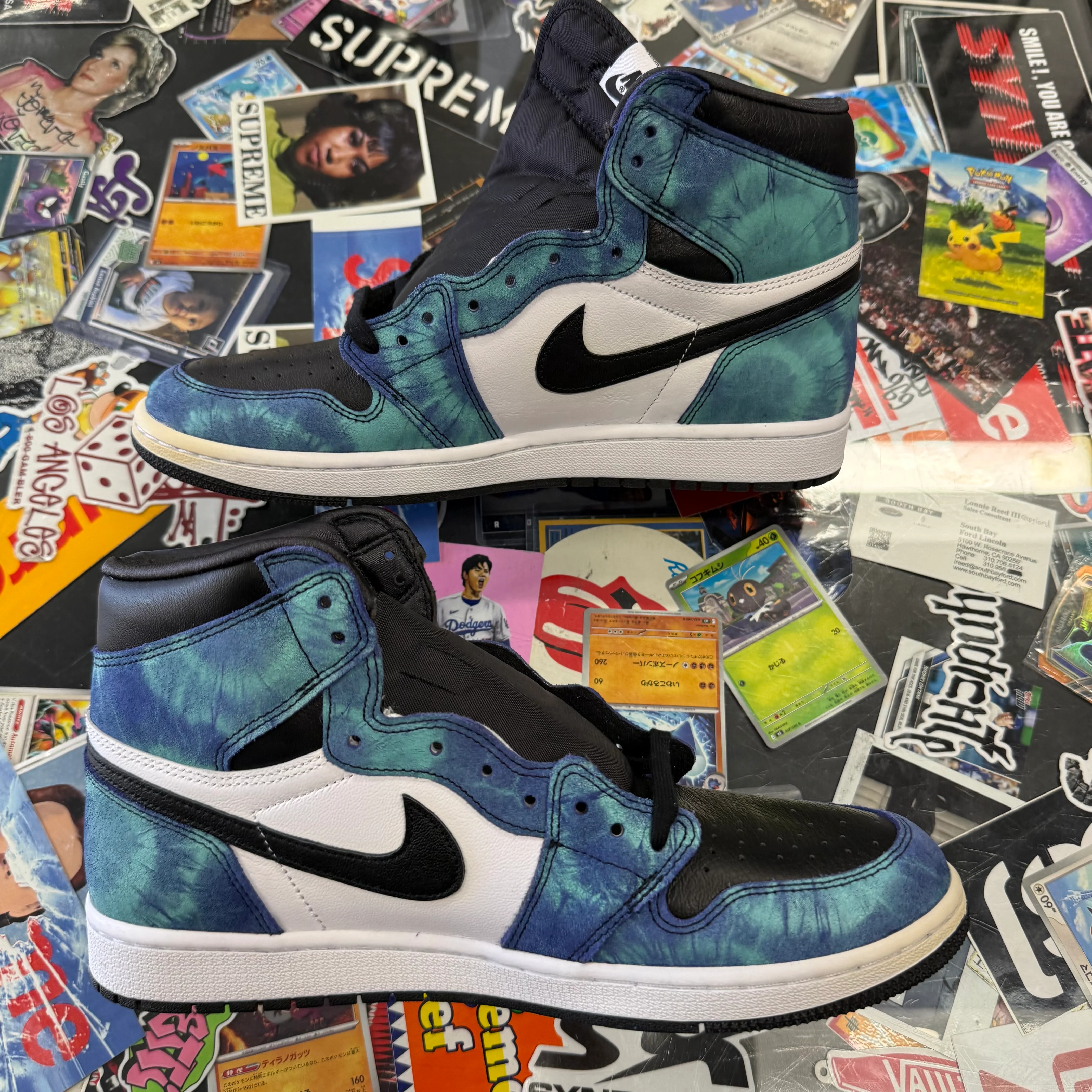 Jordan 1 Retro Tie Dye Women’s U12 - Image 5