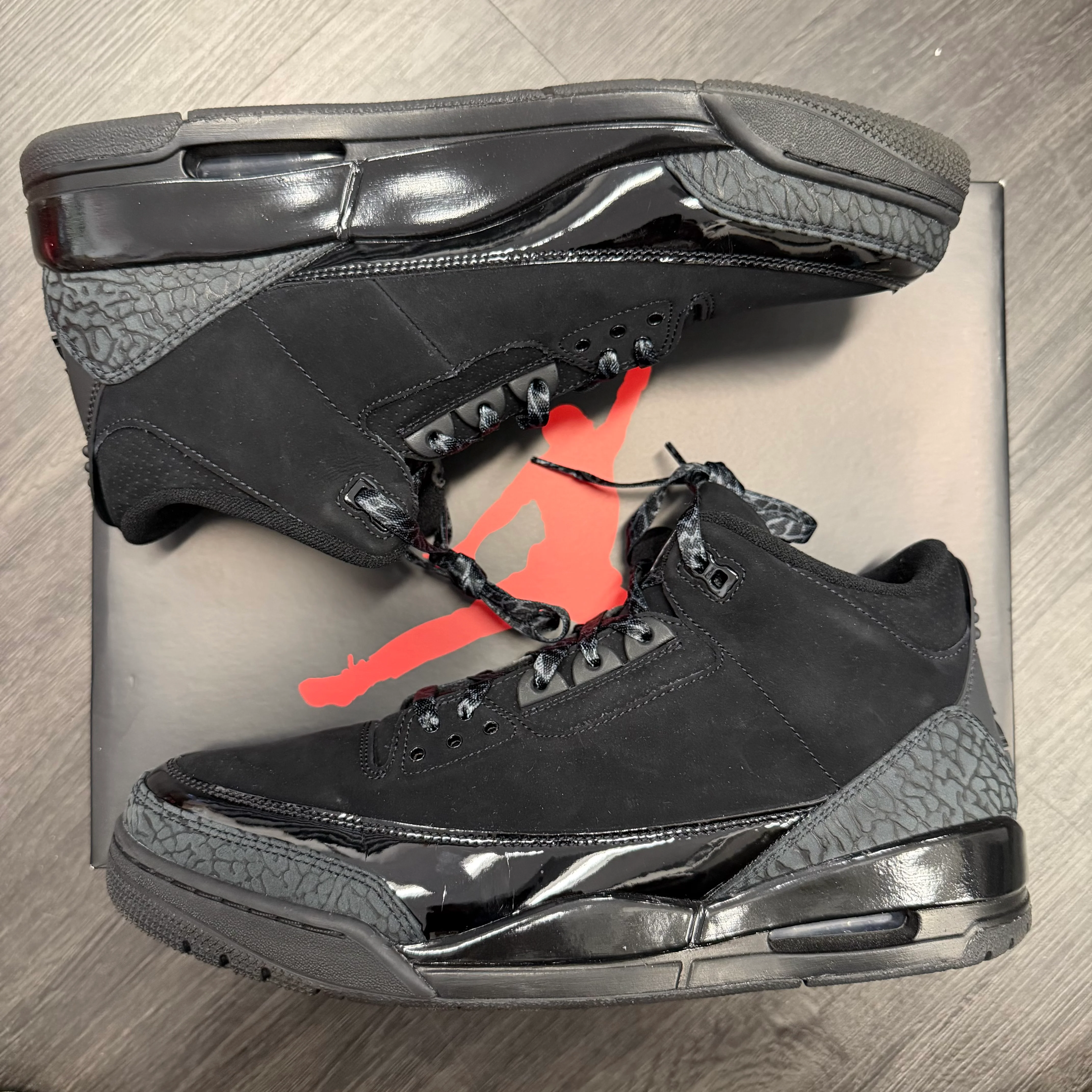 Jordan 3 Retro Black Cat (2025) U13 - Image 3