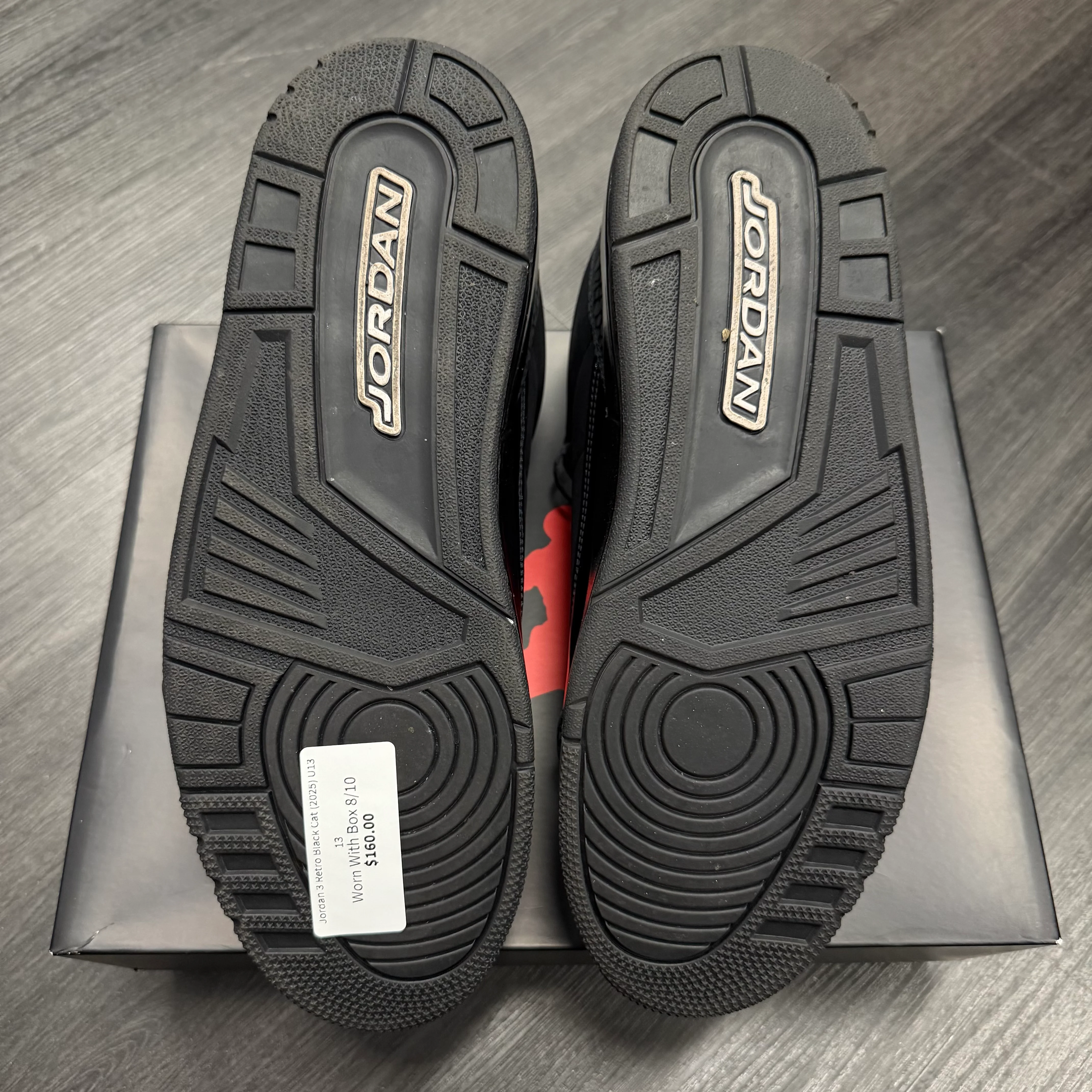 Jordan 3 Retro Black Cat (2025) U13 - Image 5