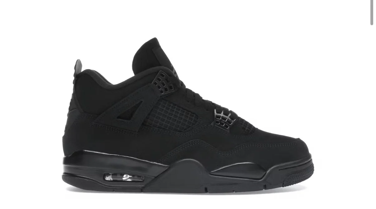 Jordan 4 Retro Black Cat 2025 U10.5