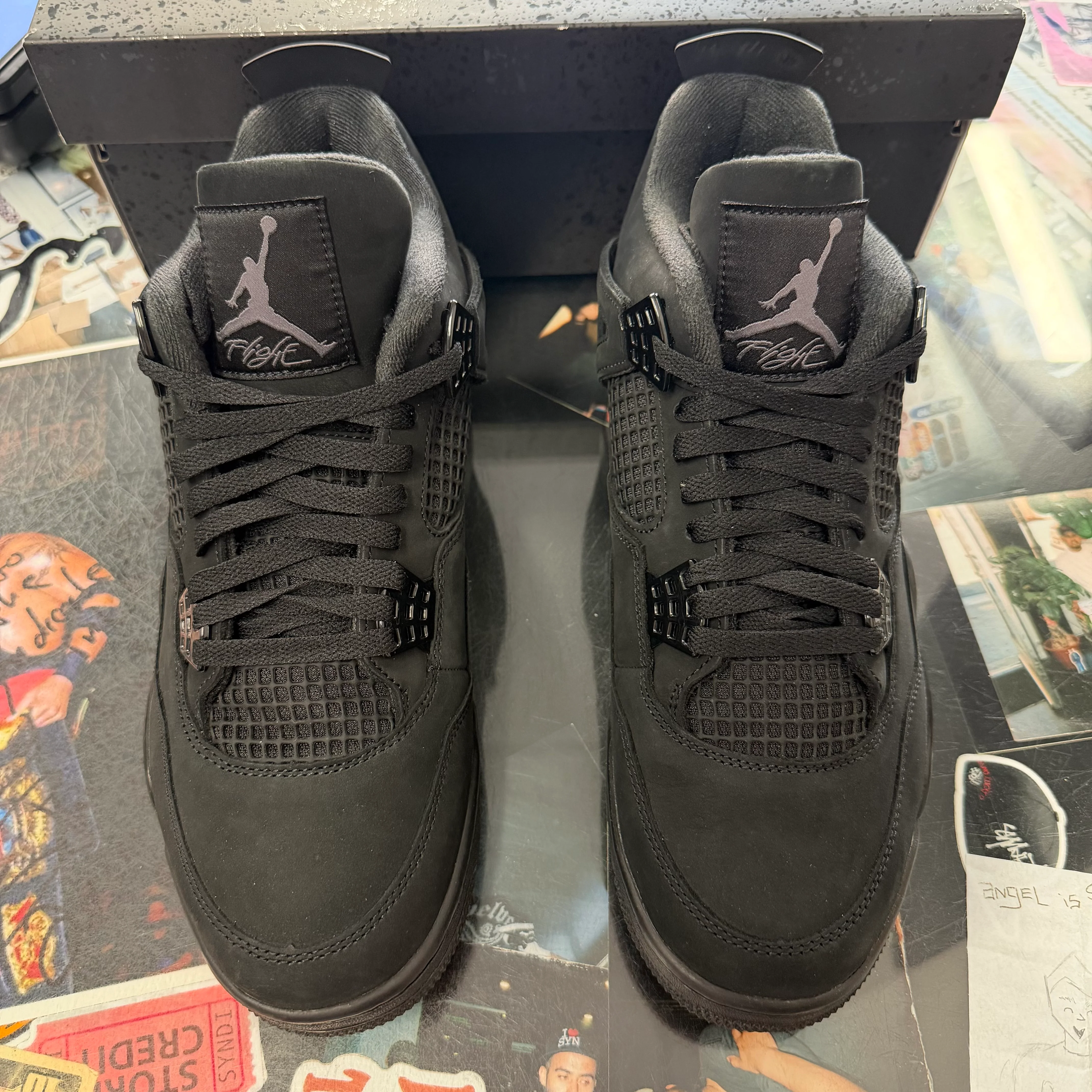 Jordan 4 Retro Black Cat 2025 U10.5 - Image 2