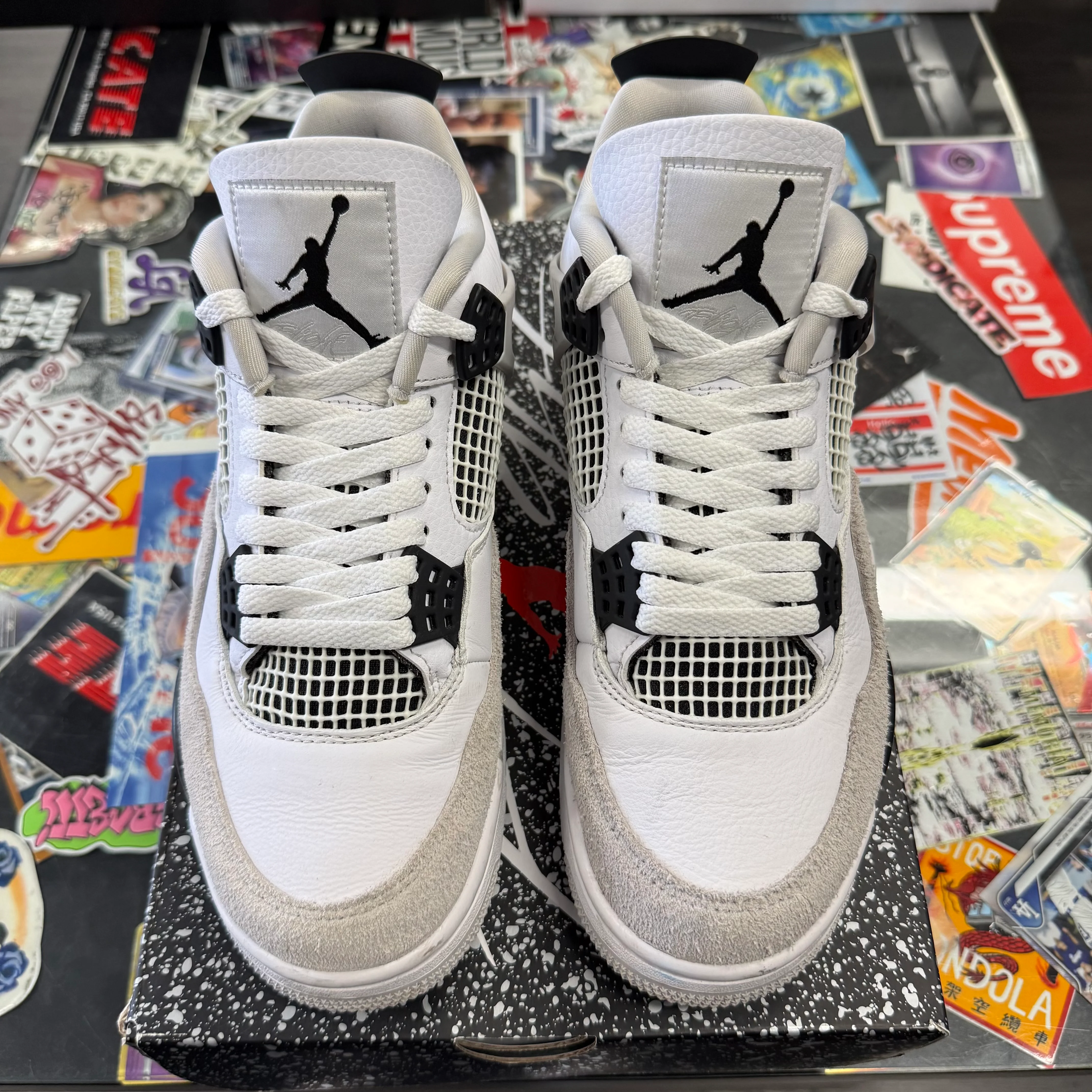 Jordan 4 Retro Military Black U - Image 2