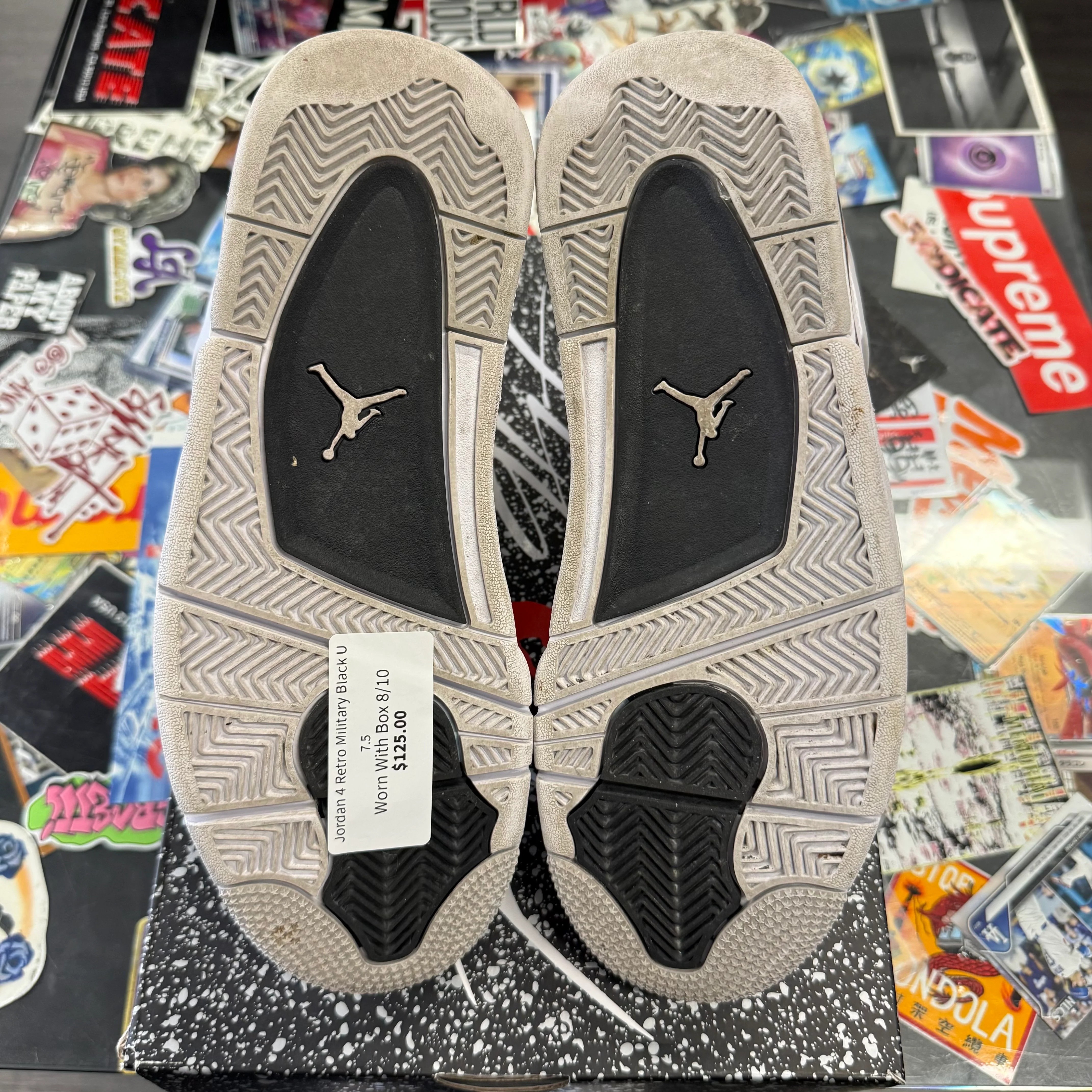 Jordan 4 Retro Military Black U - Image 3
