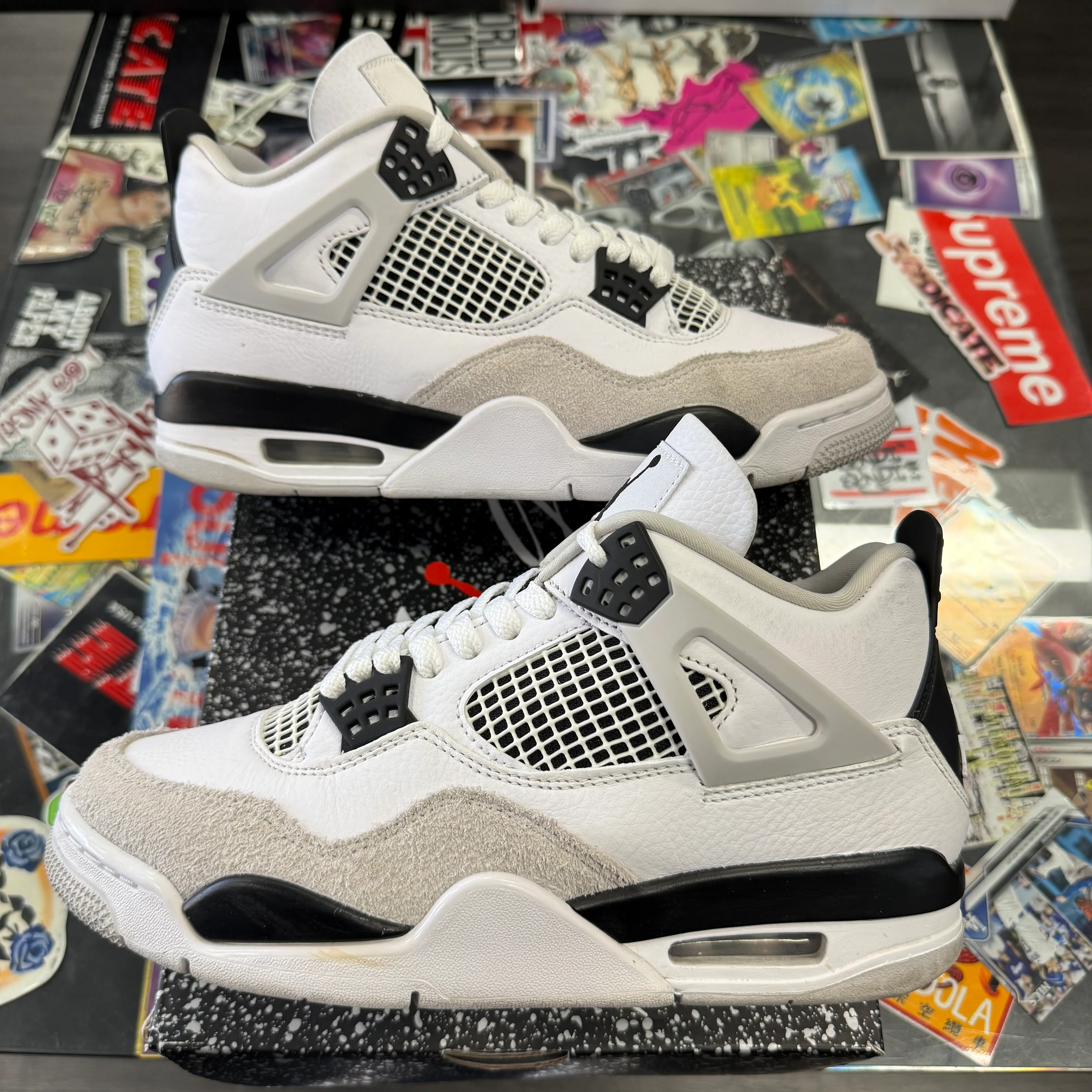 Jordan 4 Retro Military Black U - Image 4
