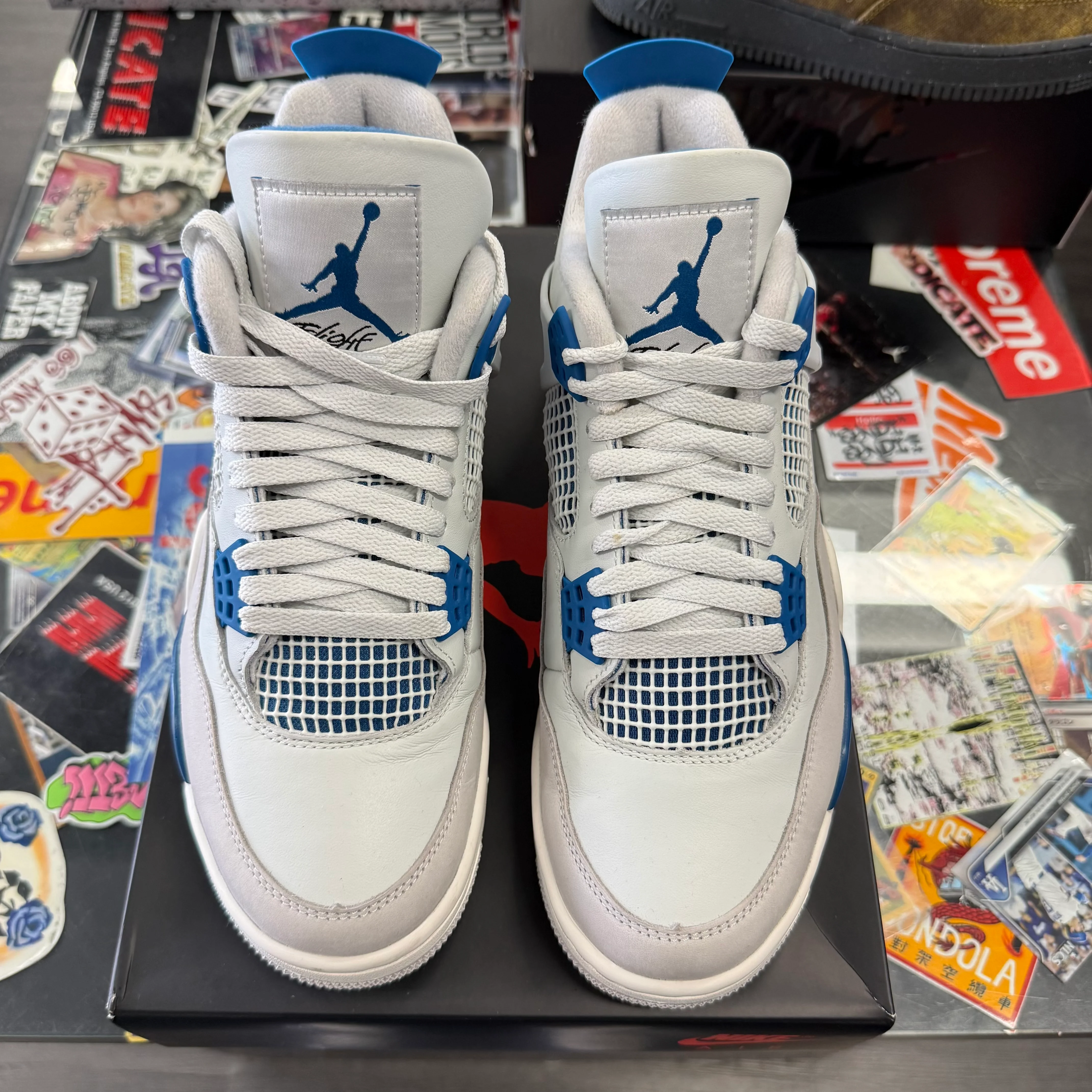 Jordan 4 Retro Military Blue (2024) U9 - Image 2