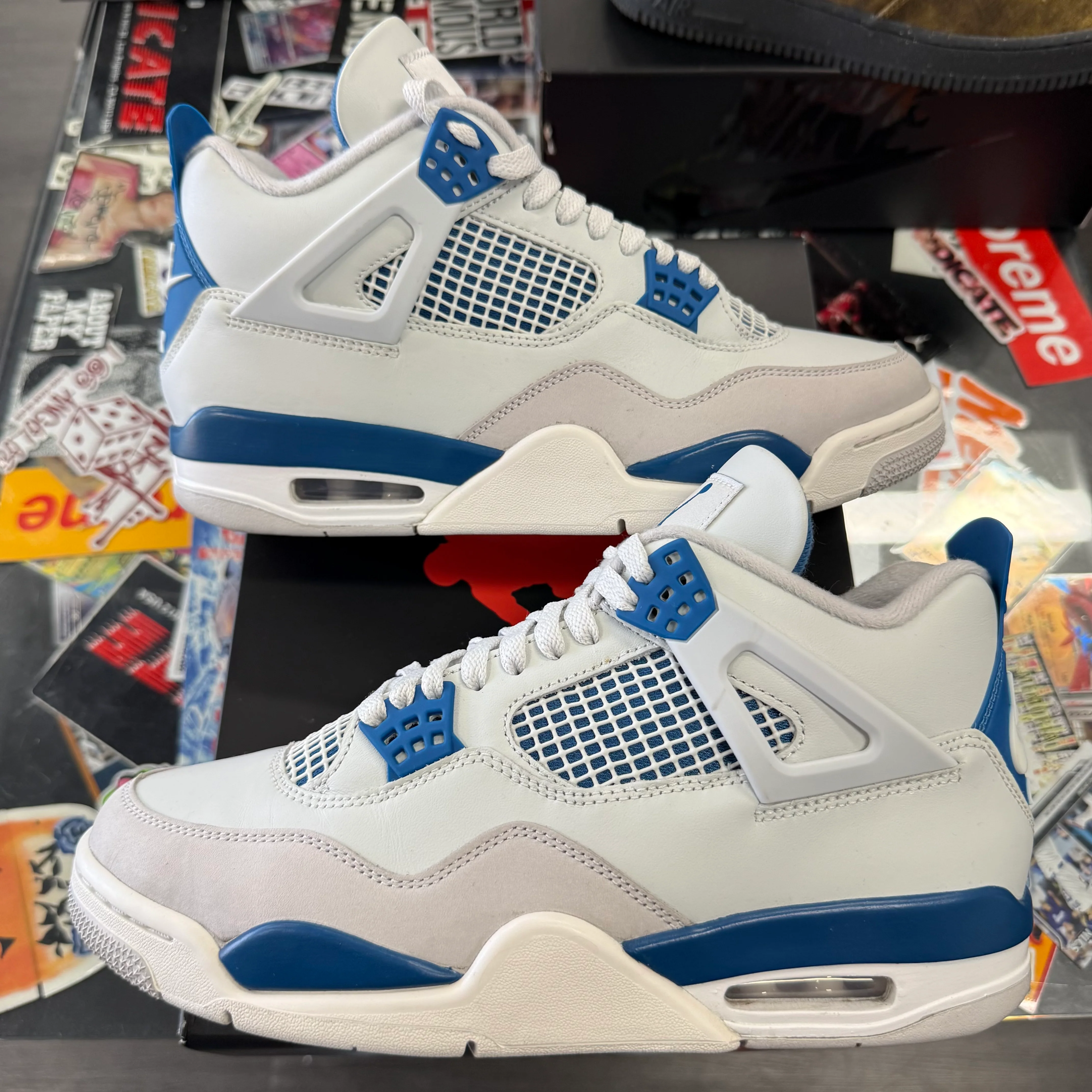 Jordan 4 Retro Military Blue (2024) U9 - Image 4
