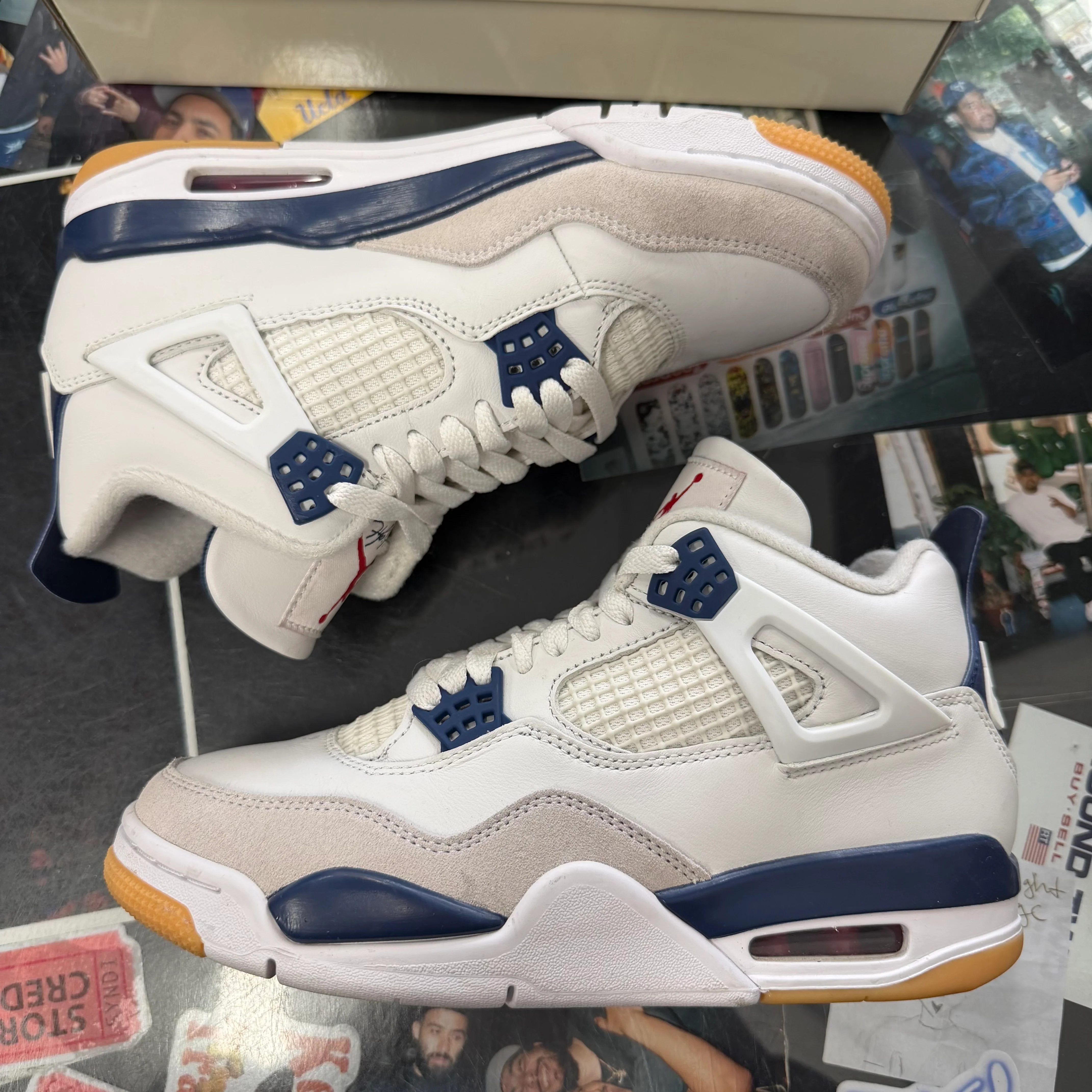 Jordan 4 Retro SB Navy U6 - Image 3