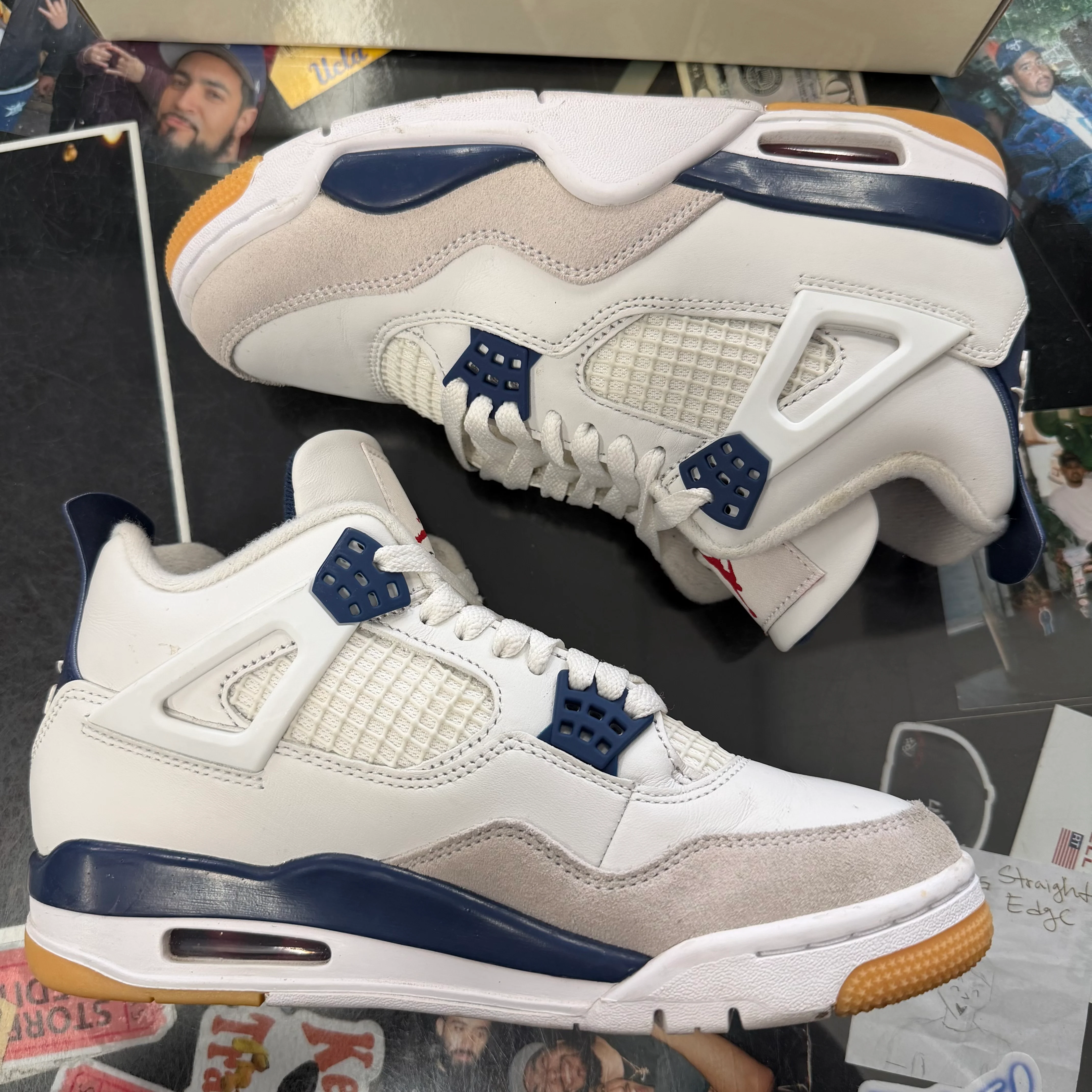 Jordan 4 Retro SB Navy U6 - Image 4
