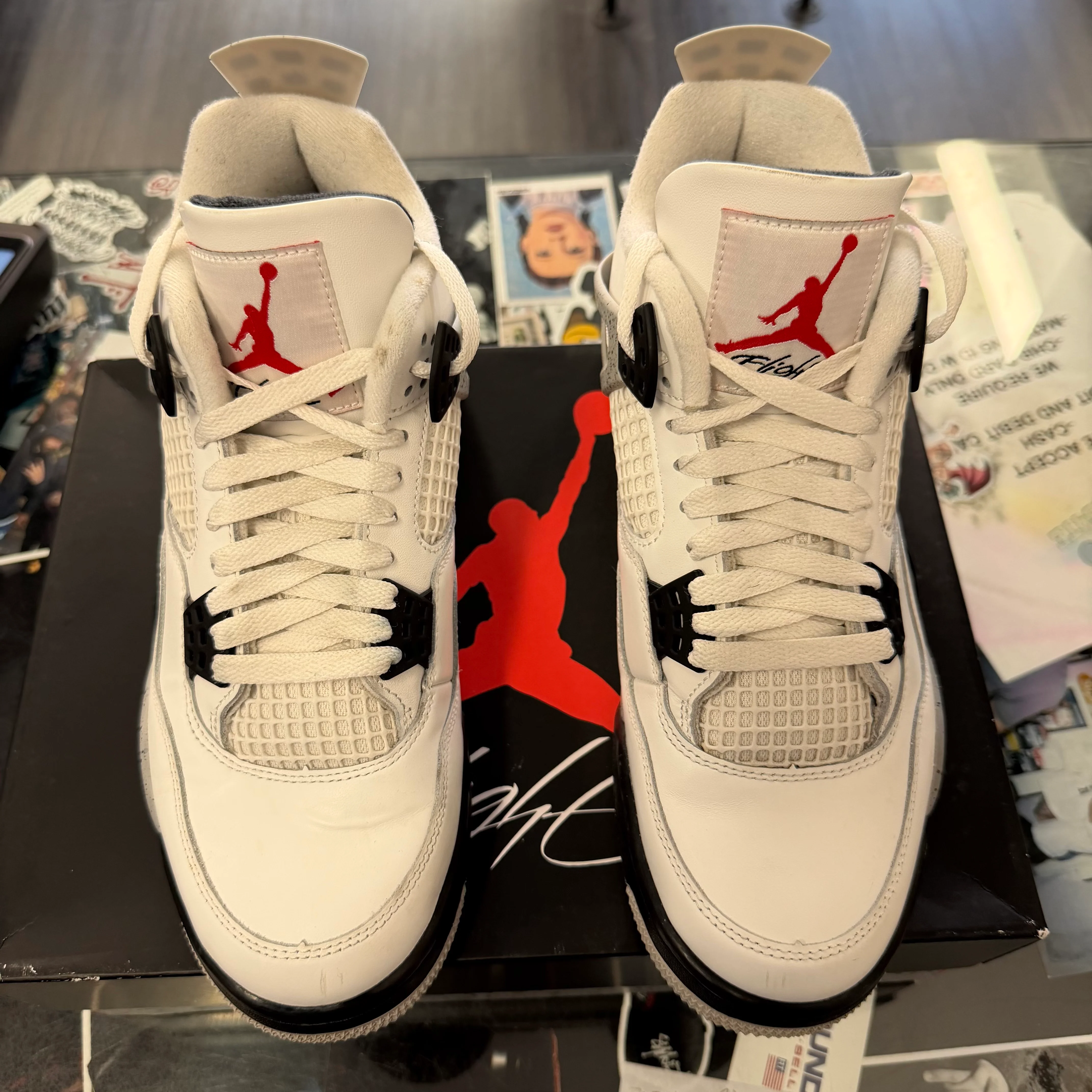 Jordan 4 Retro White Cement (2025) U9 - Image 2